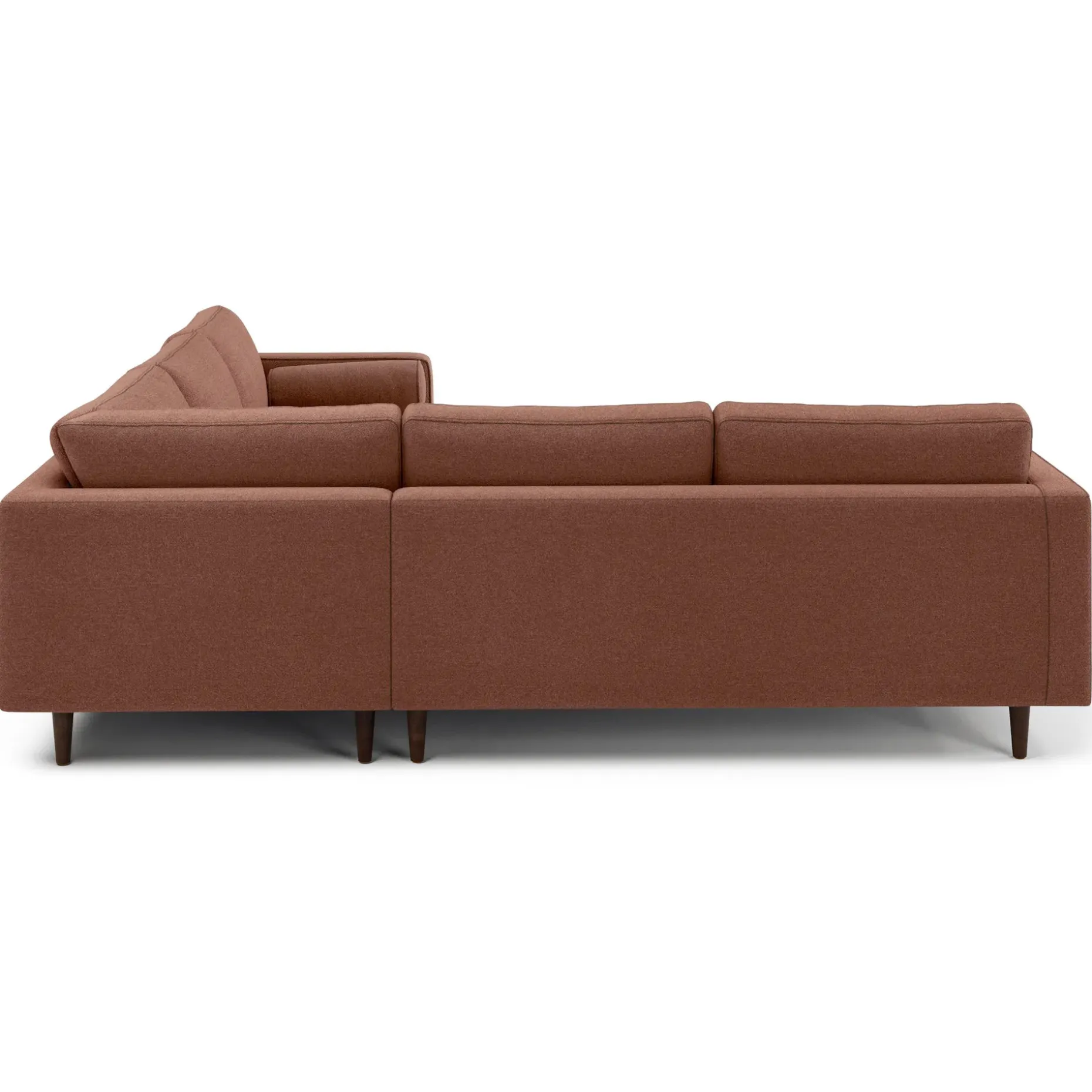 Sven 107" Tufted Corner Sectional - Ratine Oxide