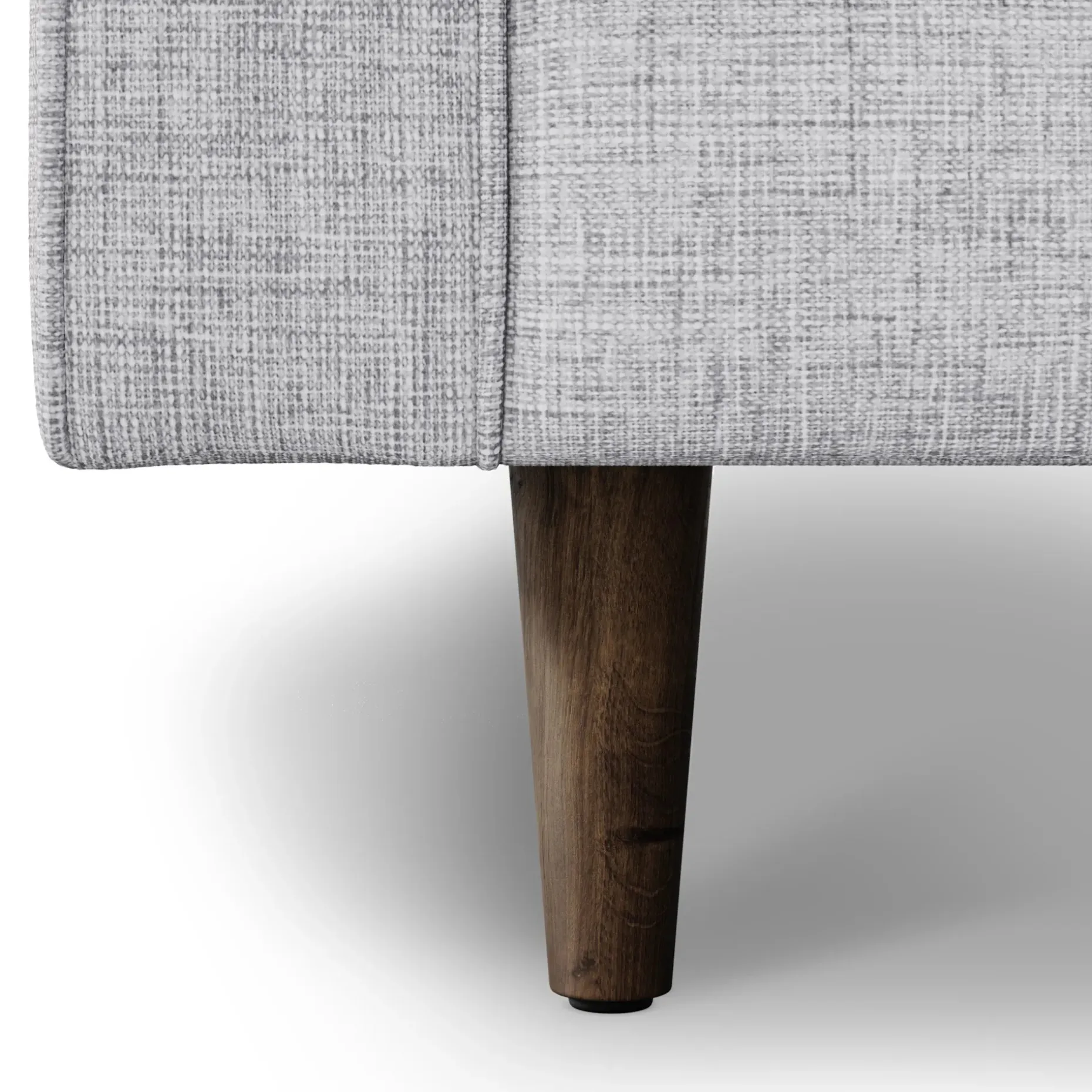 Sven 107" Tufted Corner Sectional - Stone Gray