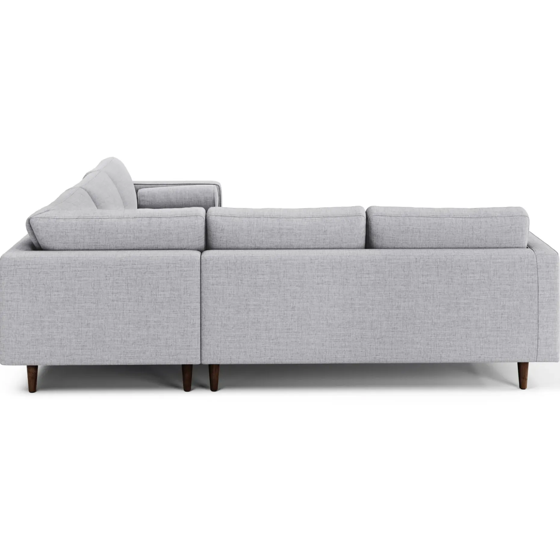 Sven 107" Tufted Corner Sectional - Stone Gray