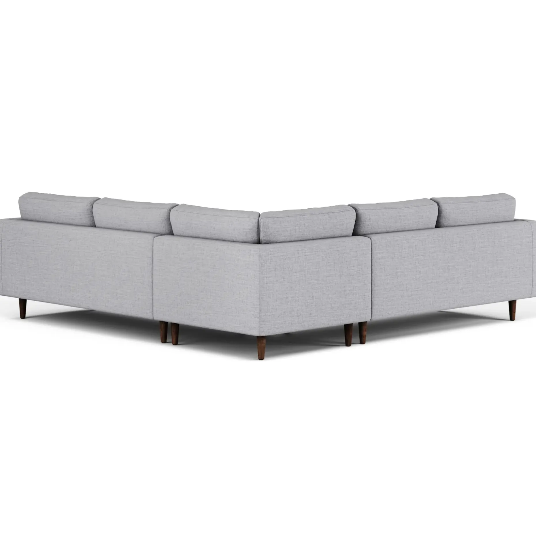 Sven 107" Tufted Corner Sectional - Stone Gray