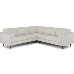 Sven 107" Tufted Corner Sectional - Biscuit Cream