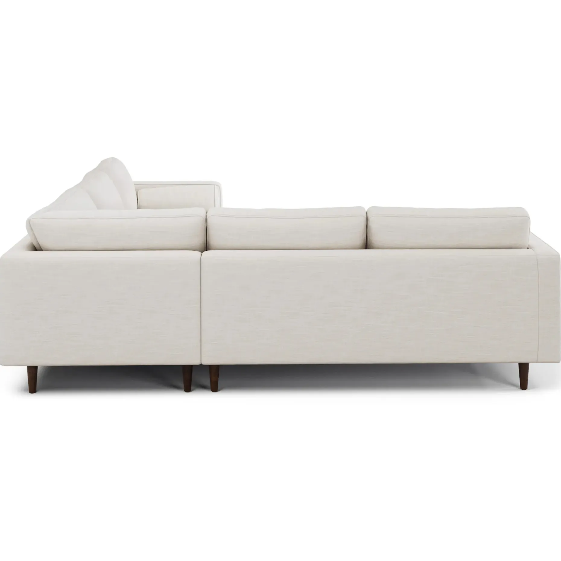 Sven 107" Tufted Corner Sectional - Biscuit Cream