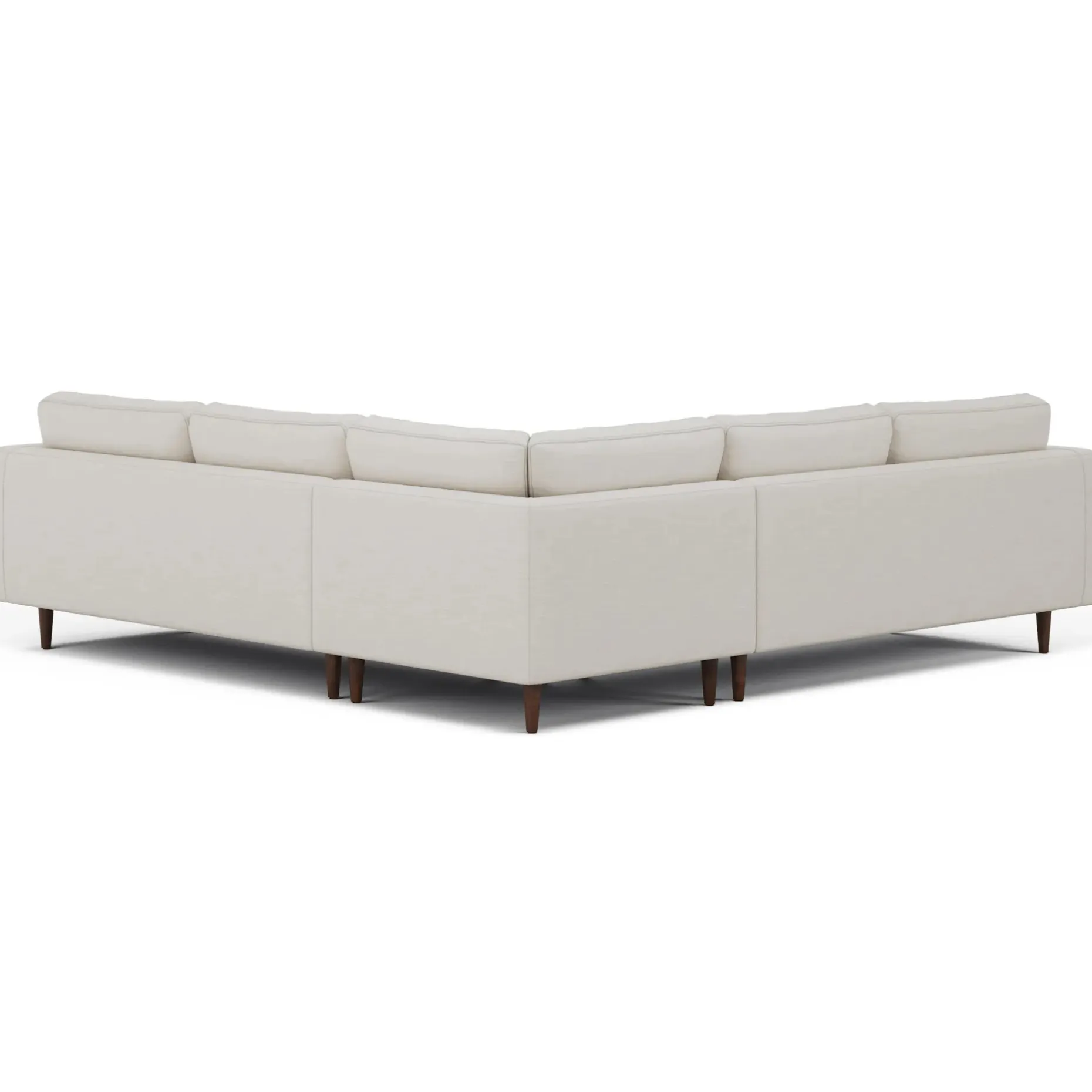 Sven 107" Tufted Corner Sectional - Biscuit Cream