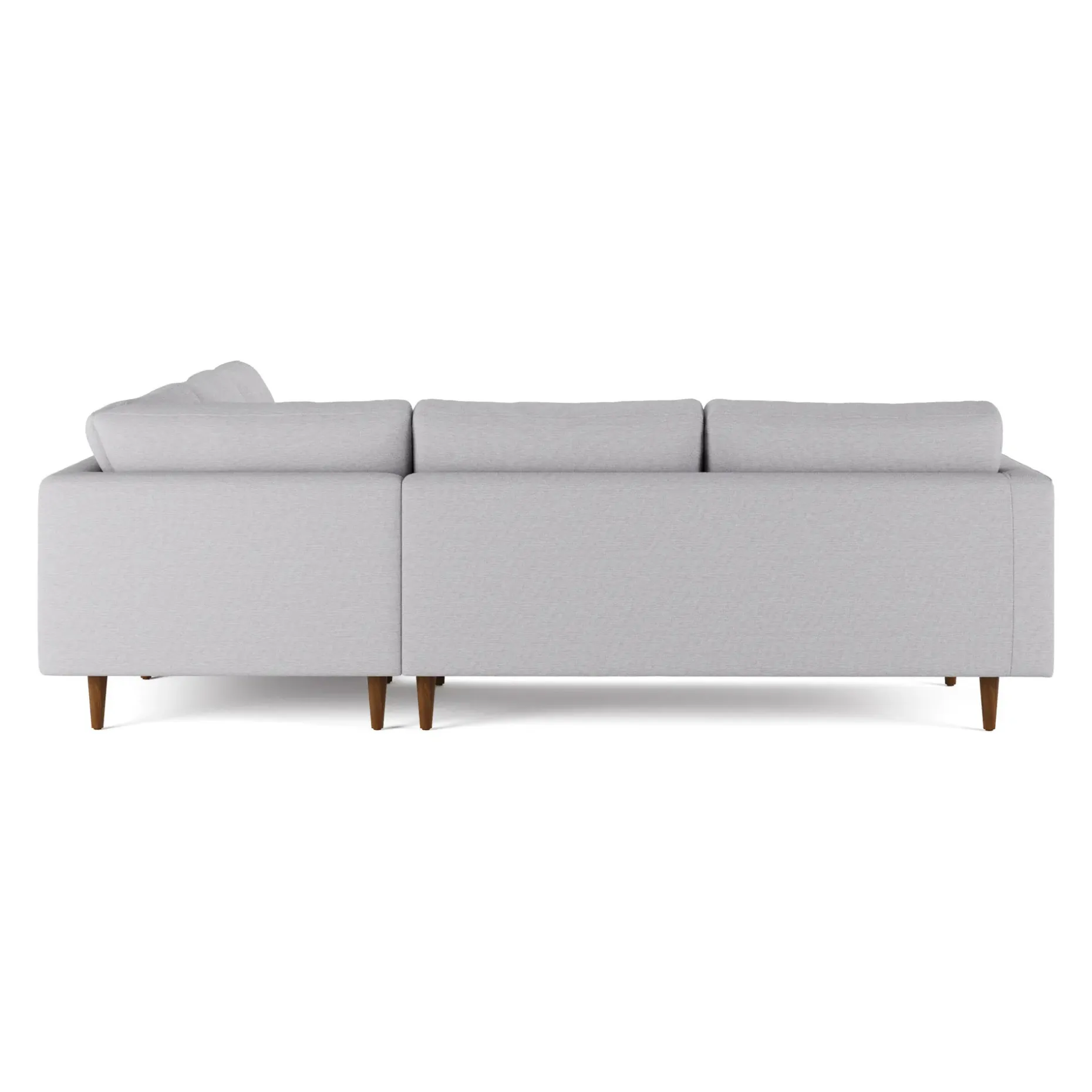 Sven 107" Tufted Corner Sectional - Silver Ivory