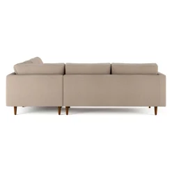 Sven 107" Tufted Corner Sectional - Sandstone Wool Bouclé