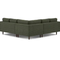 Sven 91" Tufted Corner Sectional - Fir Green