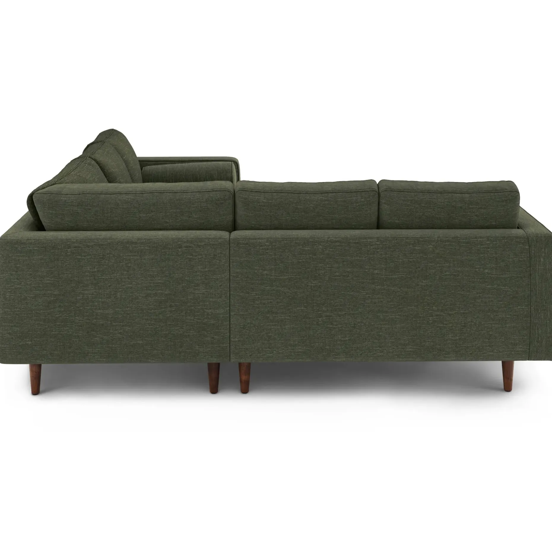 Sven 91" Tufted Corner Sectional - Fir Green