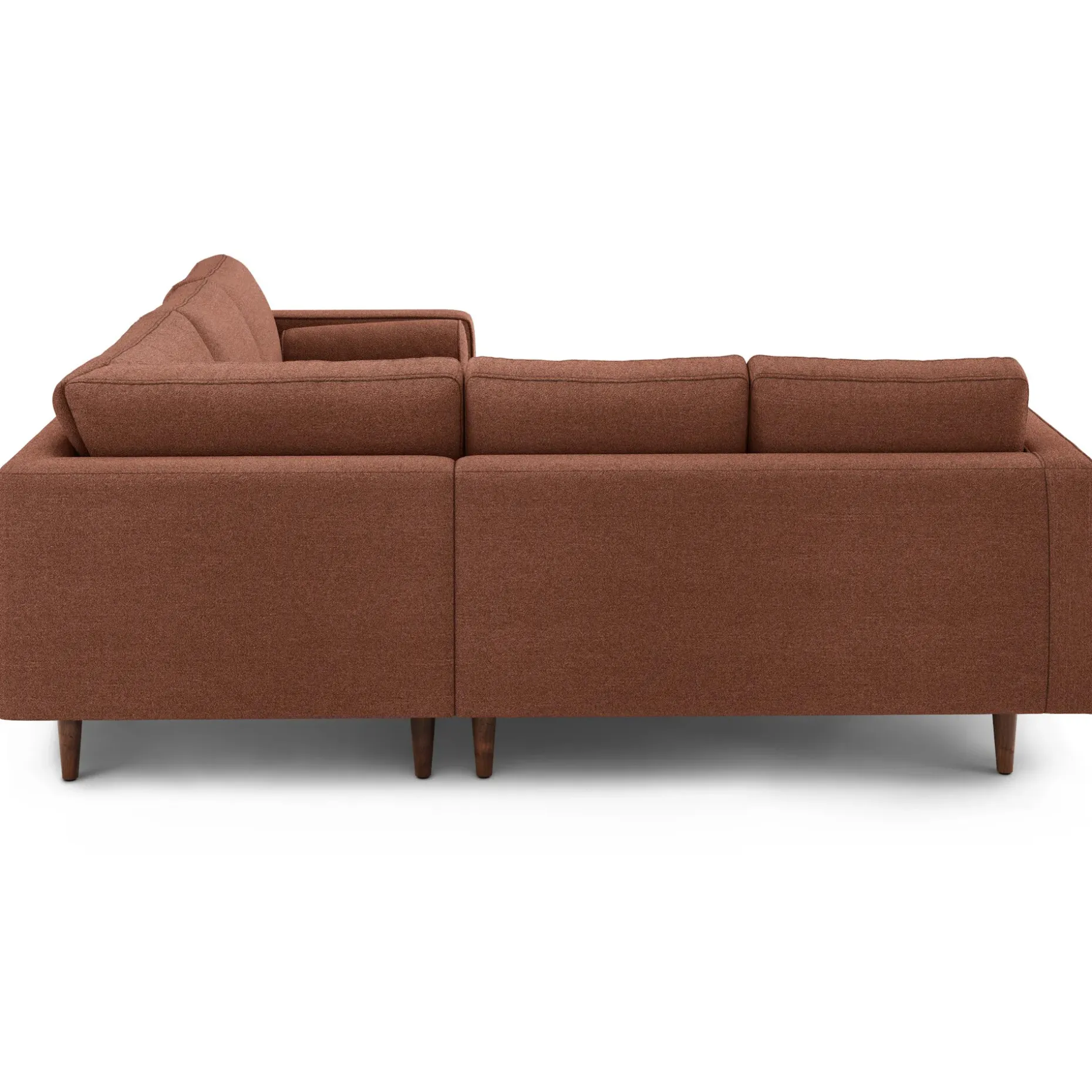 Sven 91" Tufted Corner Sectional - Ratine Oxide