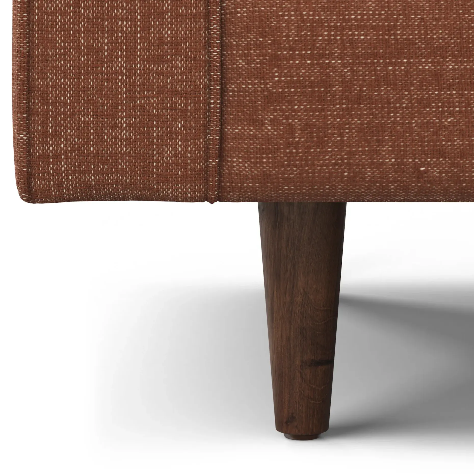 Sven 91" Tufted Corner Sectional - Napa Rust