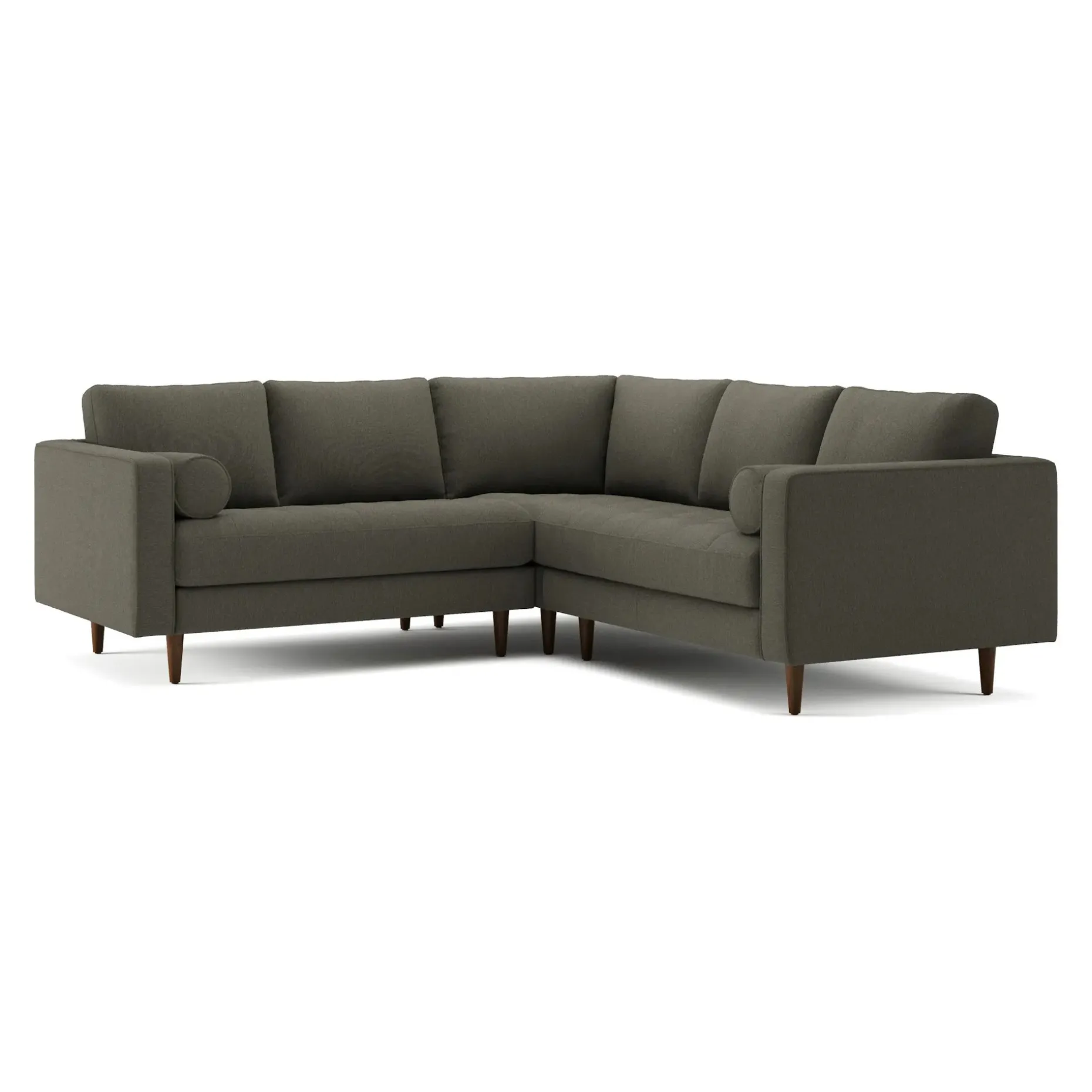 Sven 91" Tufted Corner Sectional - Silver Moss