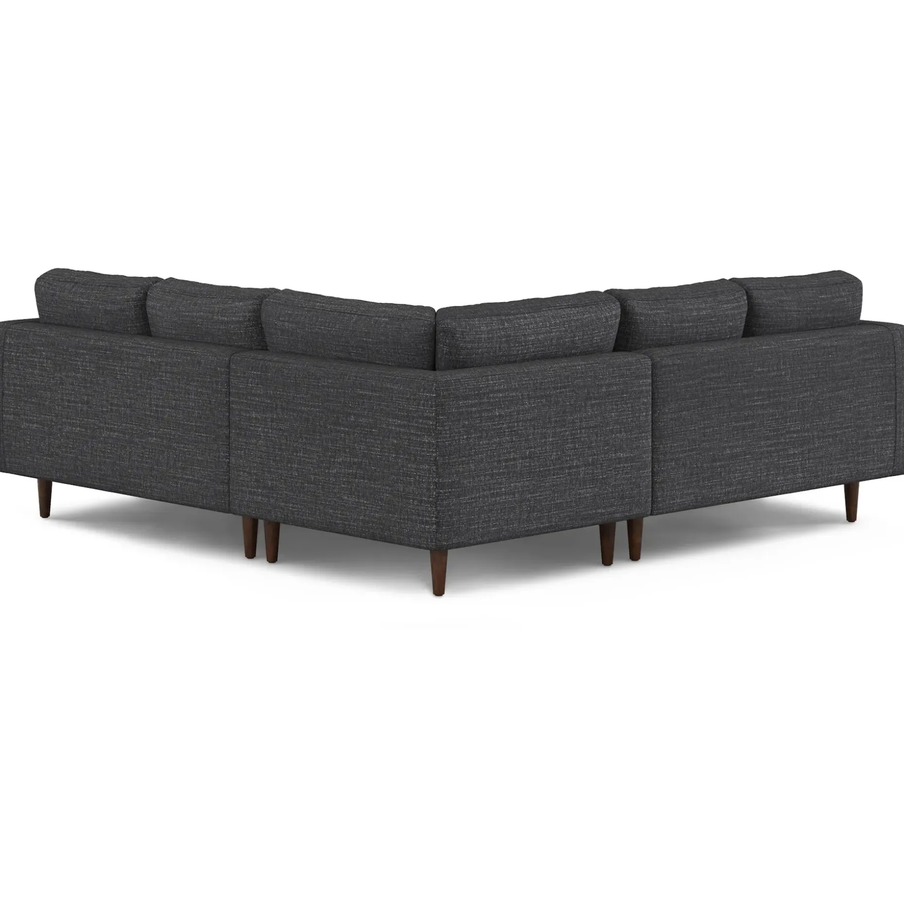 Sven 91" Tufted Corner Sectional - Napa Charcoal