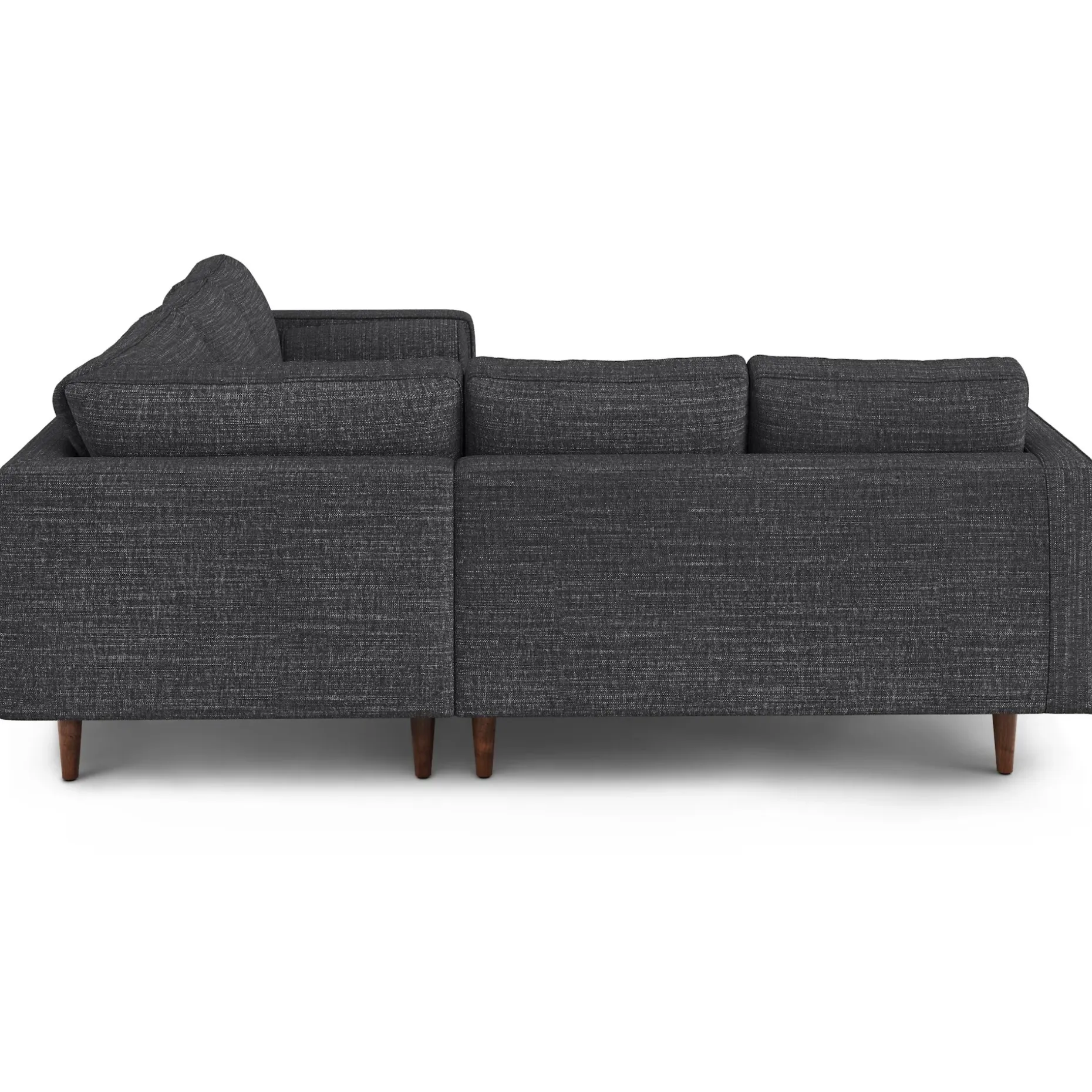 Sven 91" Tufted Corner Sectional - Napa Charcoal