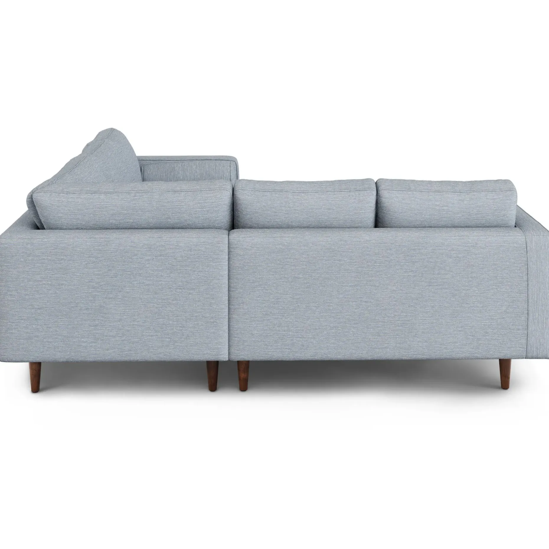 Sven 91" Tufted Corner Sectional - Silver Light Blue