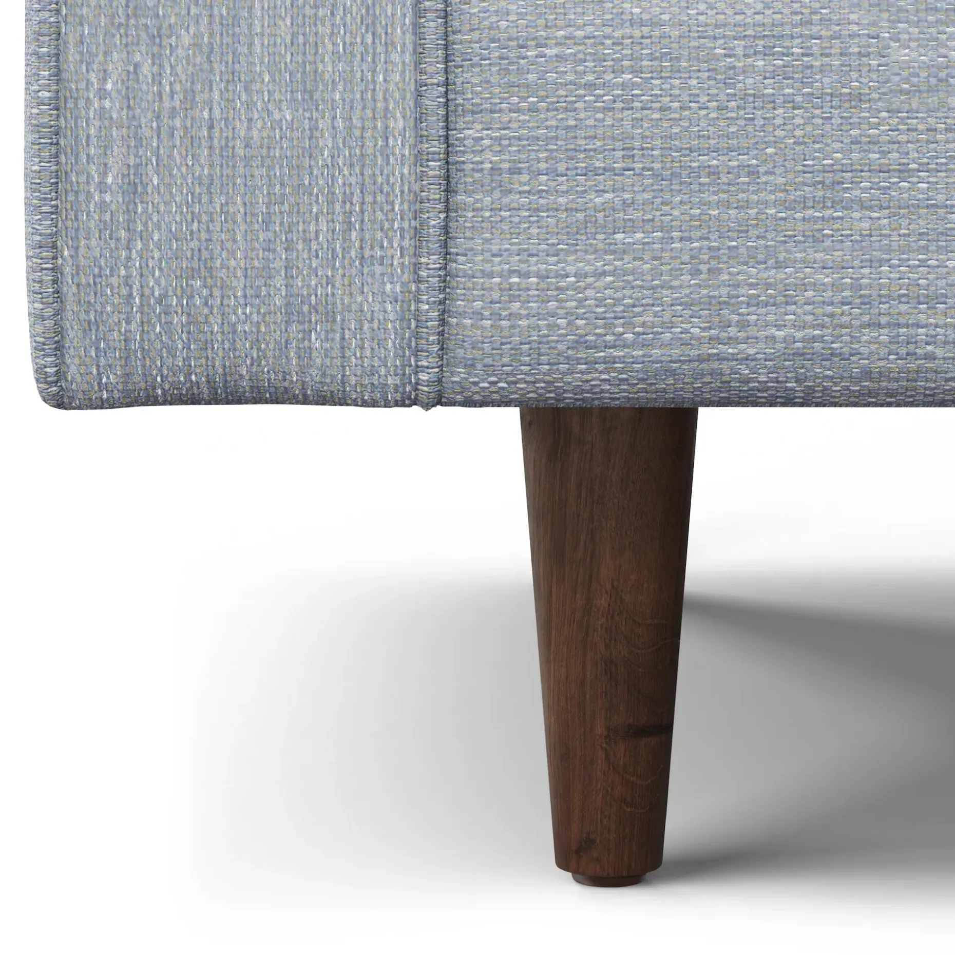 Sven 91" Tufted Corner Sectional - Silver Light Blue