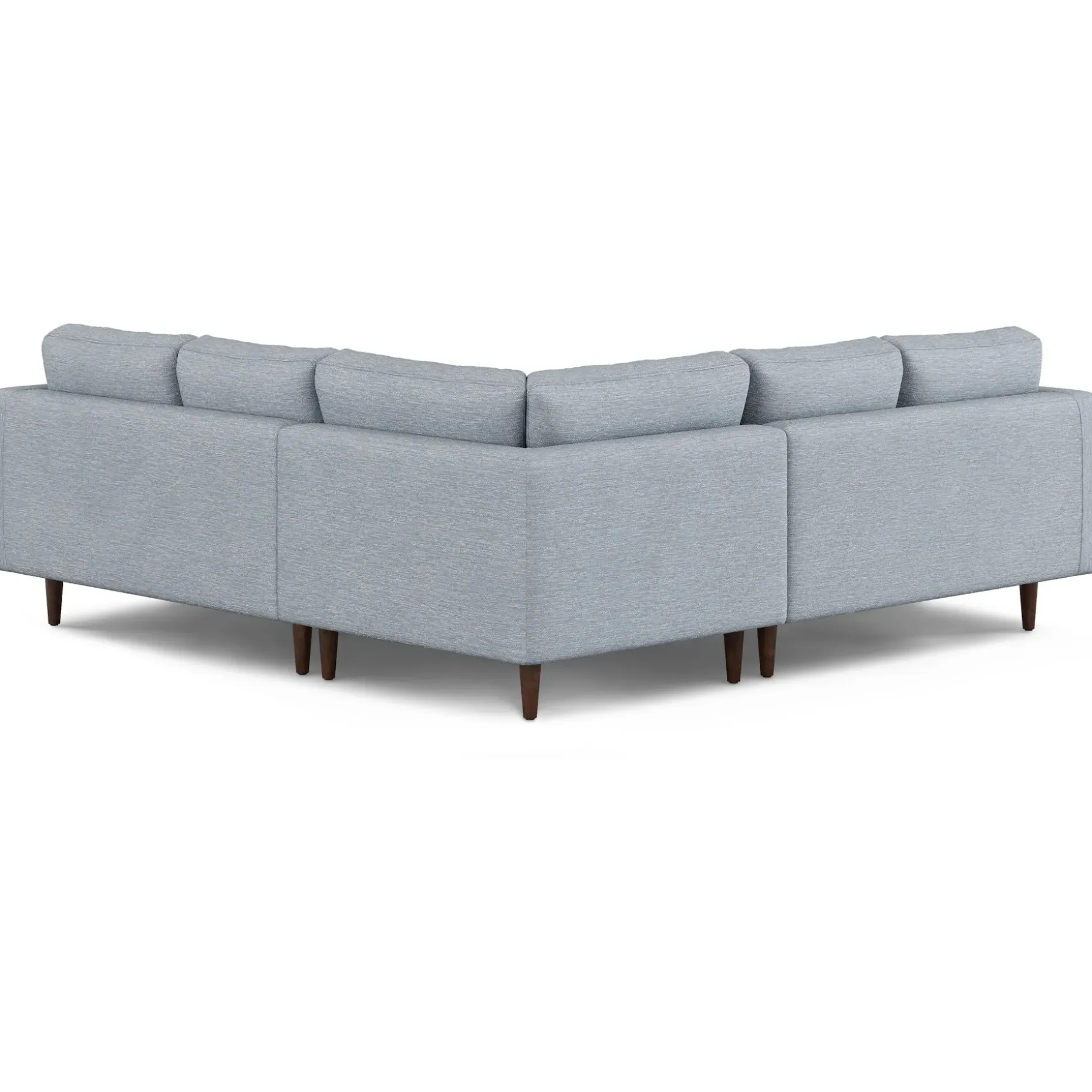 Sven 91" Tufted Corner Sectional - Silver Light Blue