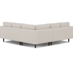 Sven 91" Tufted Corner Sectional - Biscuit Cream