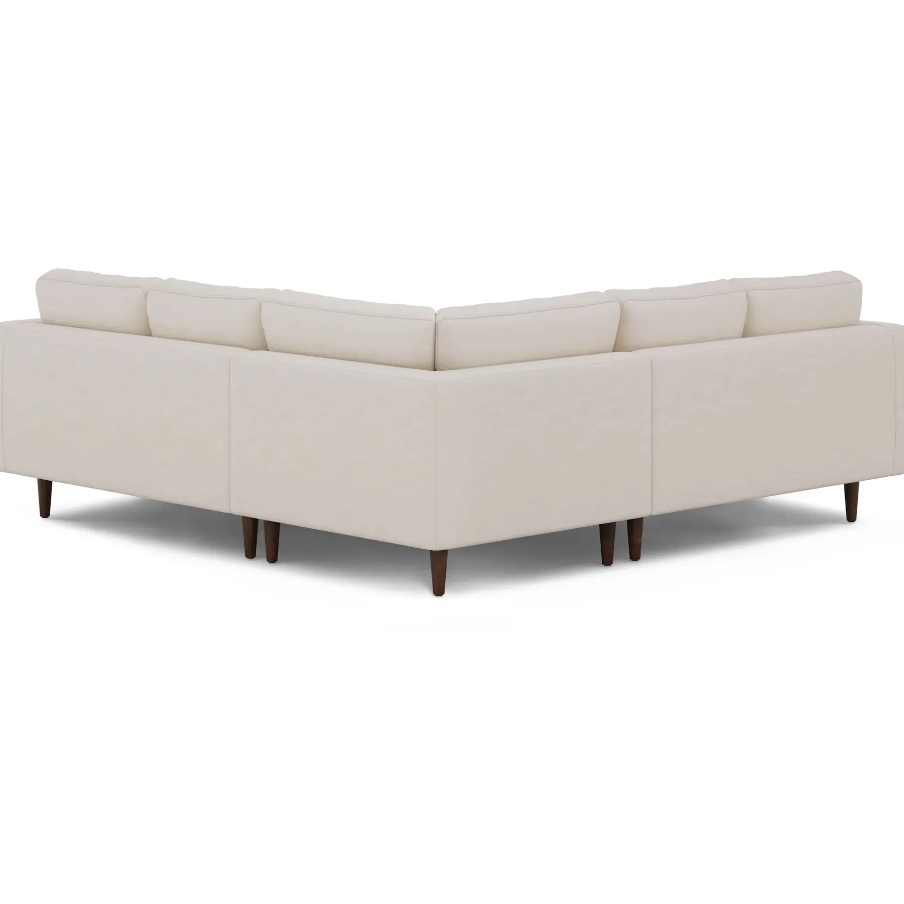 Sven 91" Tufted Corner Sectional - Biscuit Cream
