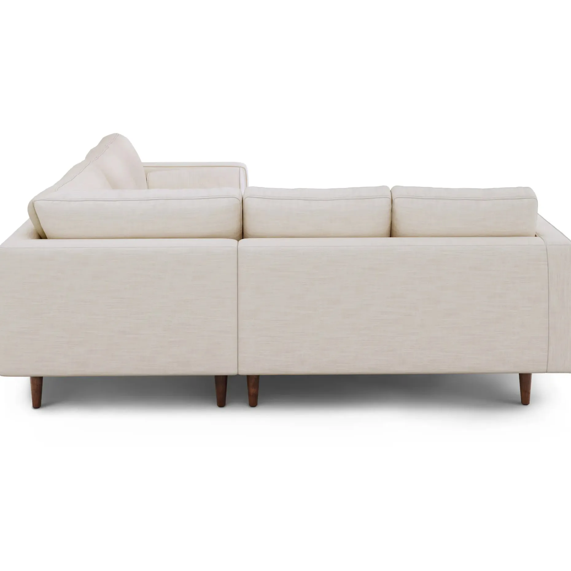 Sven 91" Tufted Corner Sectional - Biscuit Cream