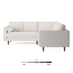 Sven 91" Tufted Corner Sectional - Napa White