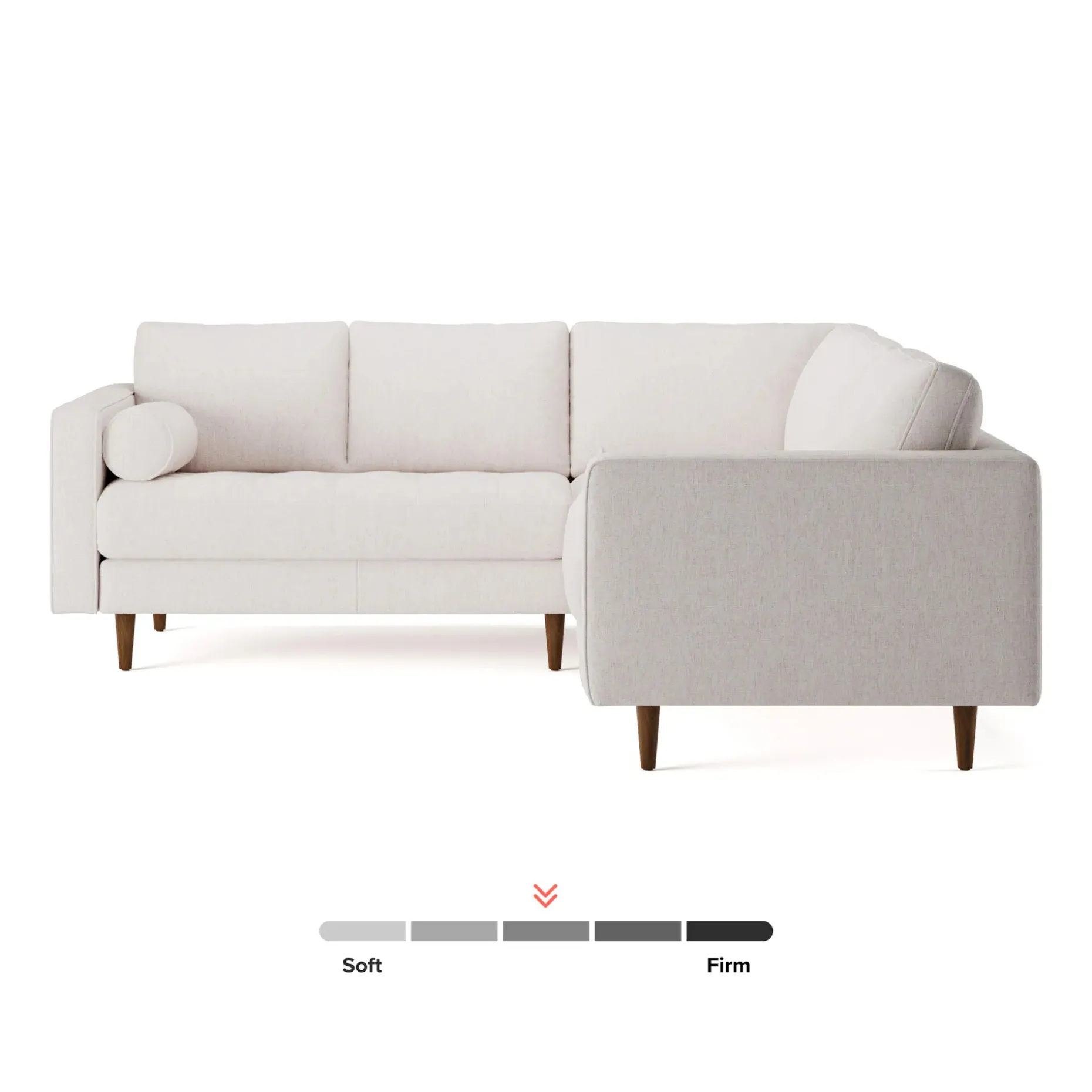 Sven 91" Tufted Corner Sectional - Napa White