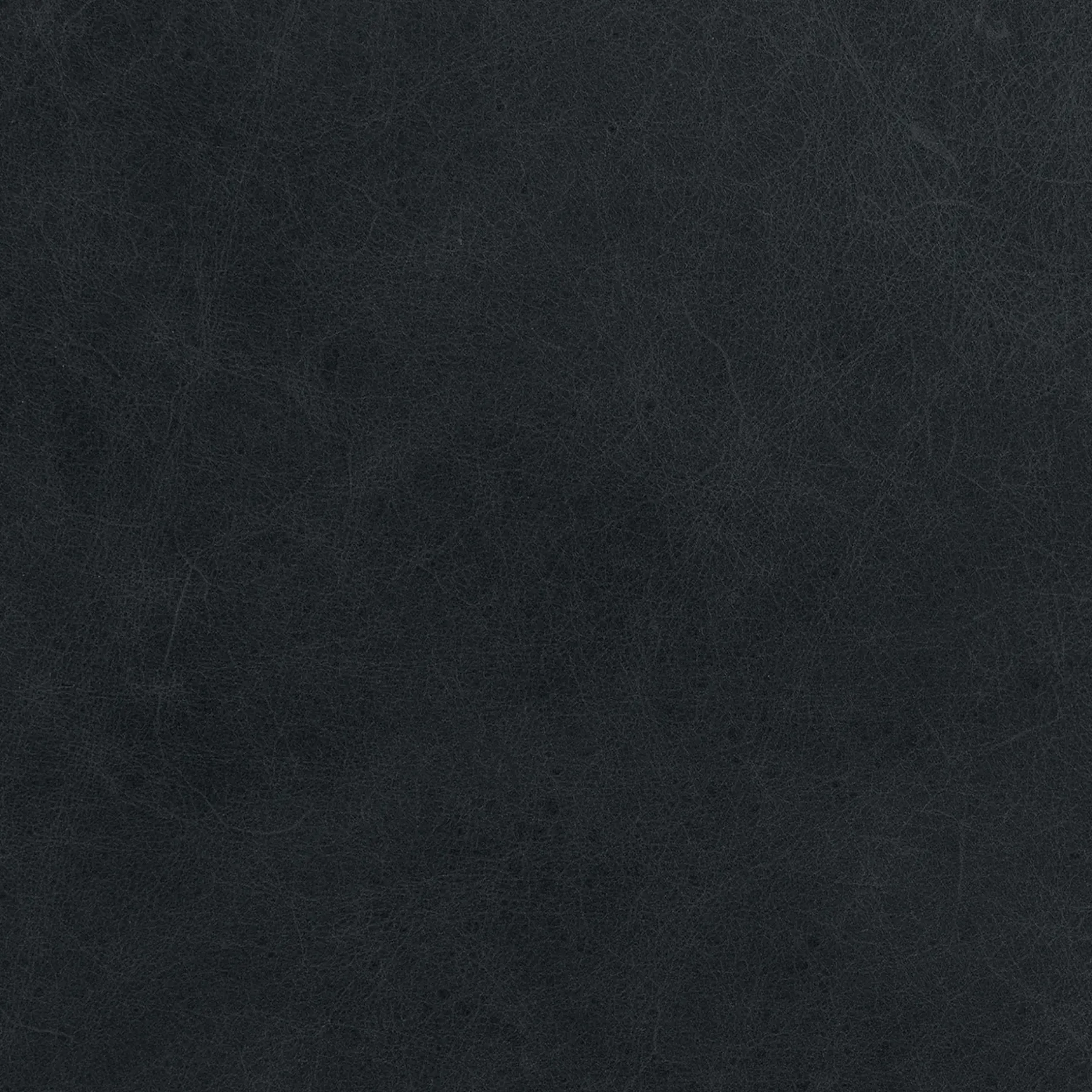 Sven 42" Tufted Leather Lounge Chair - Oxford Black