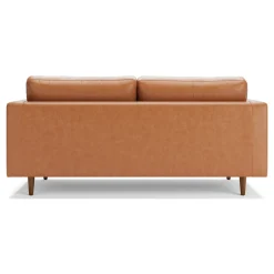 Sven 72" Tufted Leather Loveseat - Salerno Tan