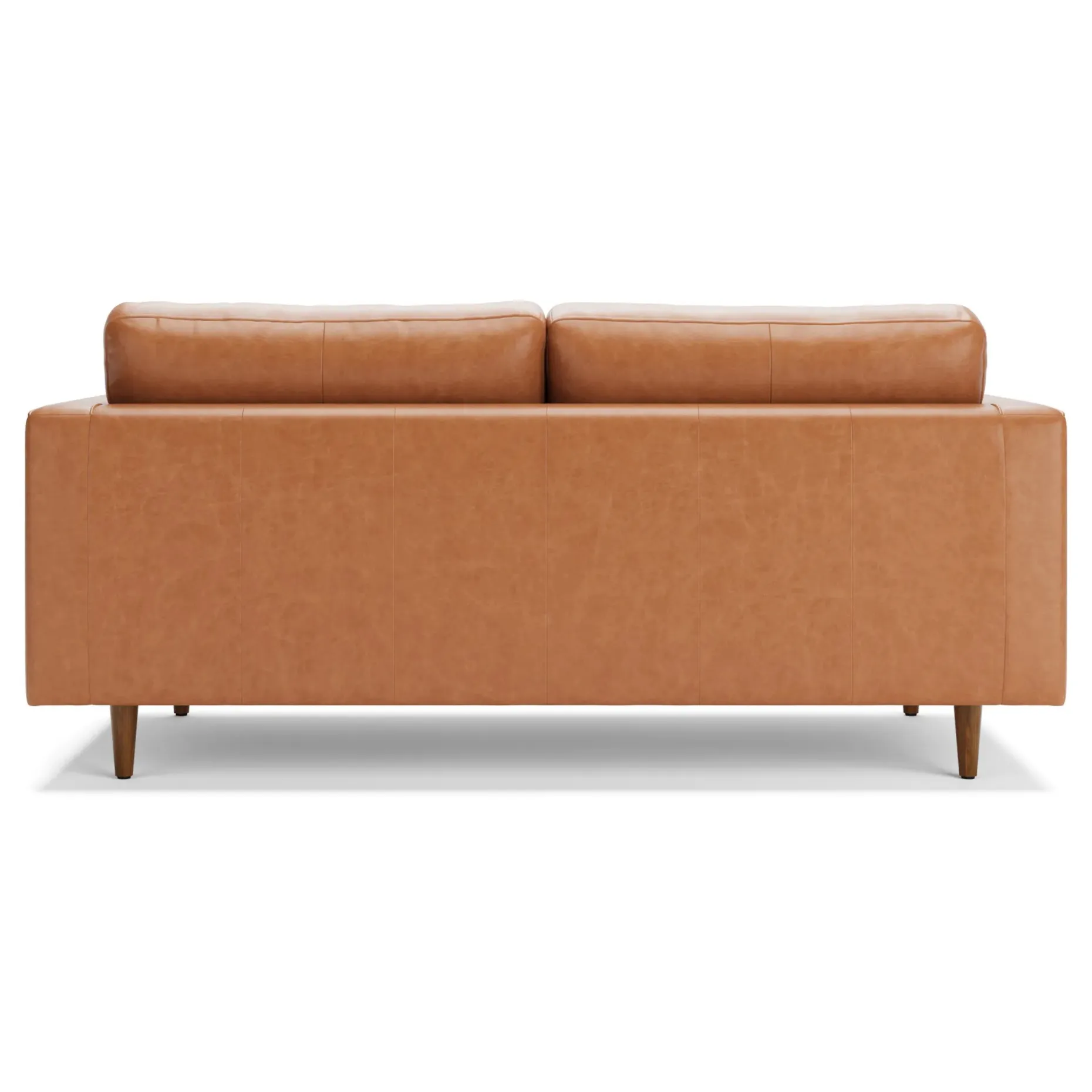 Sven 72" Tufted Leather Loveseat - Salerno Tan