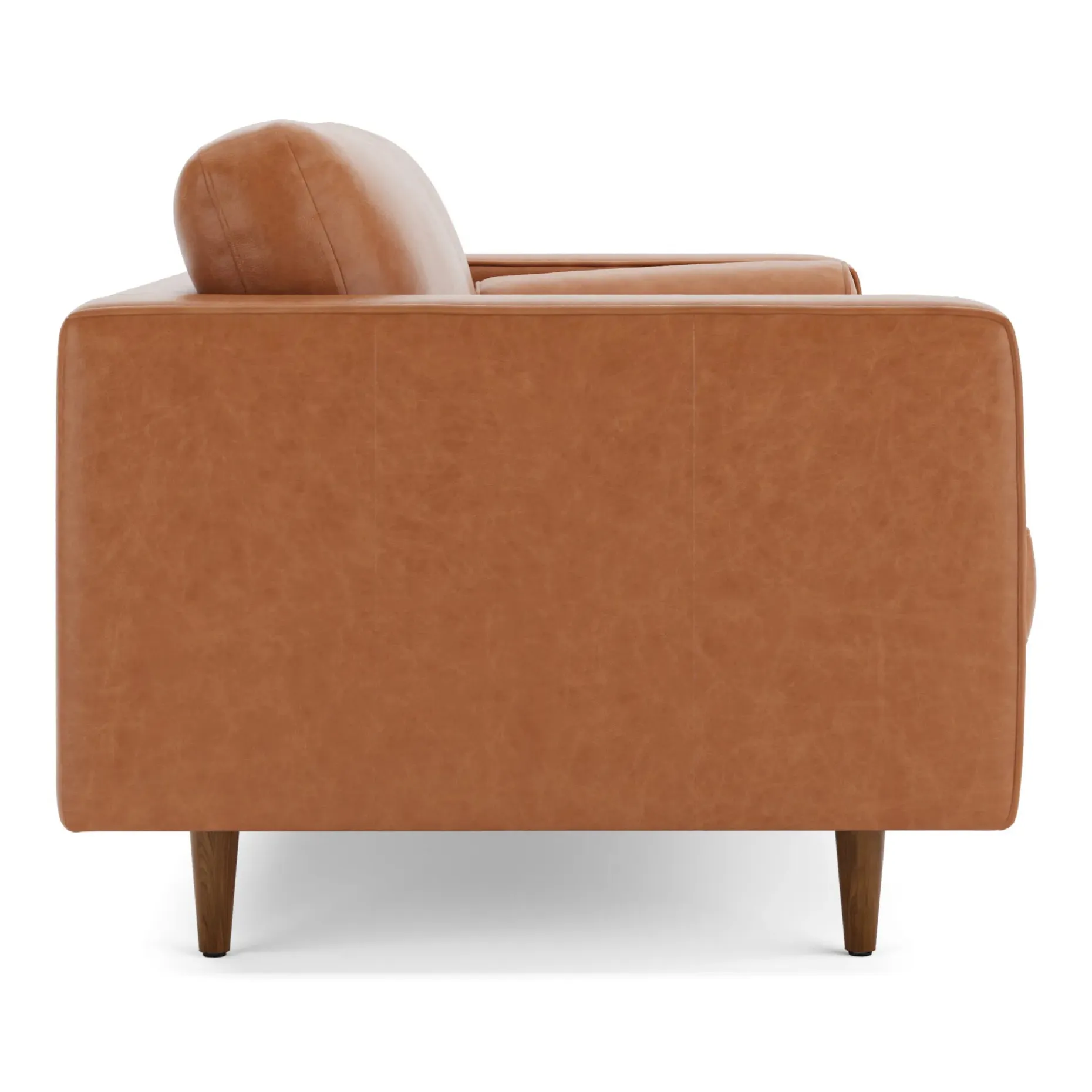 Sven 72" Tufted Leather Loveseat - Salerno Tan