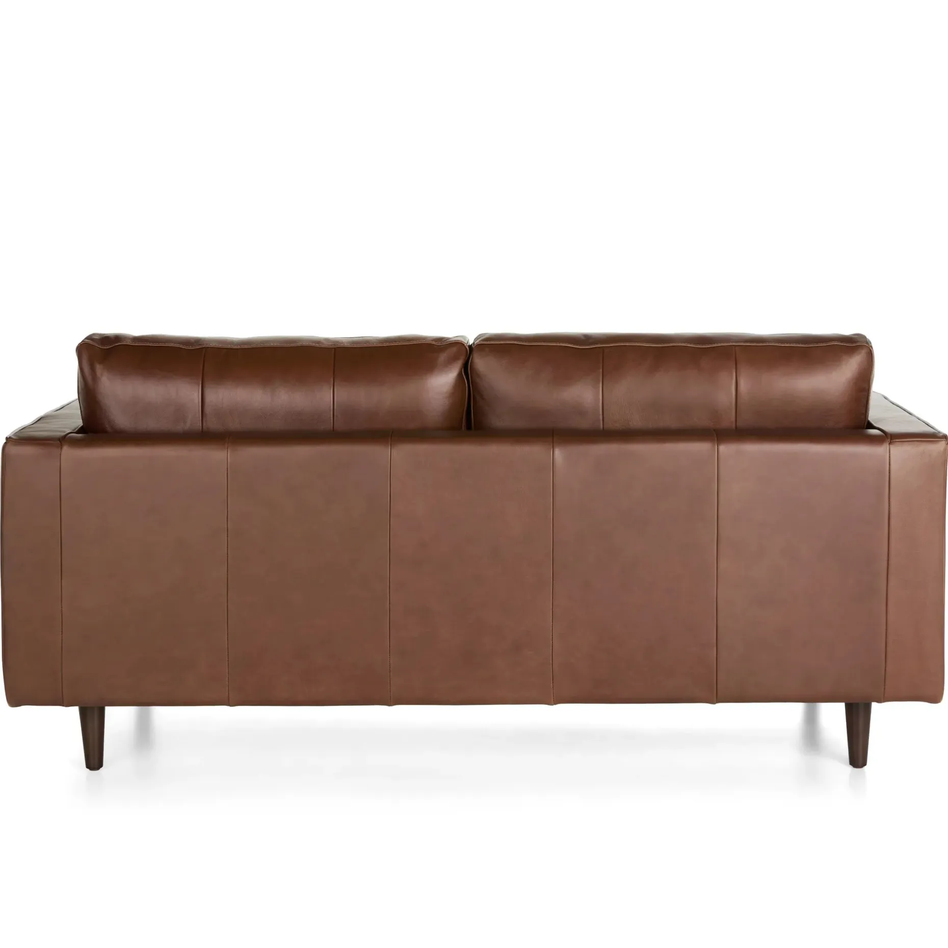 Sven 72" Tufted Leather Loveseat - Taos Brown