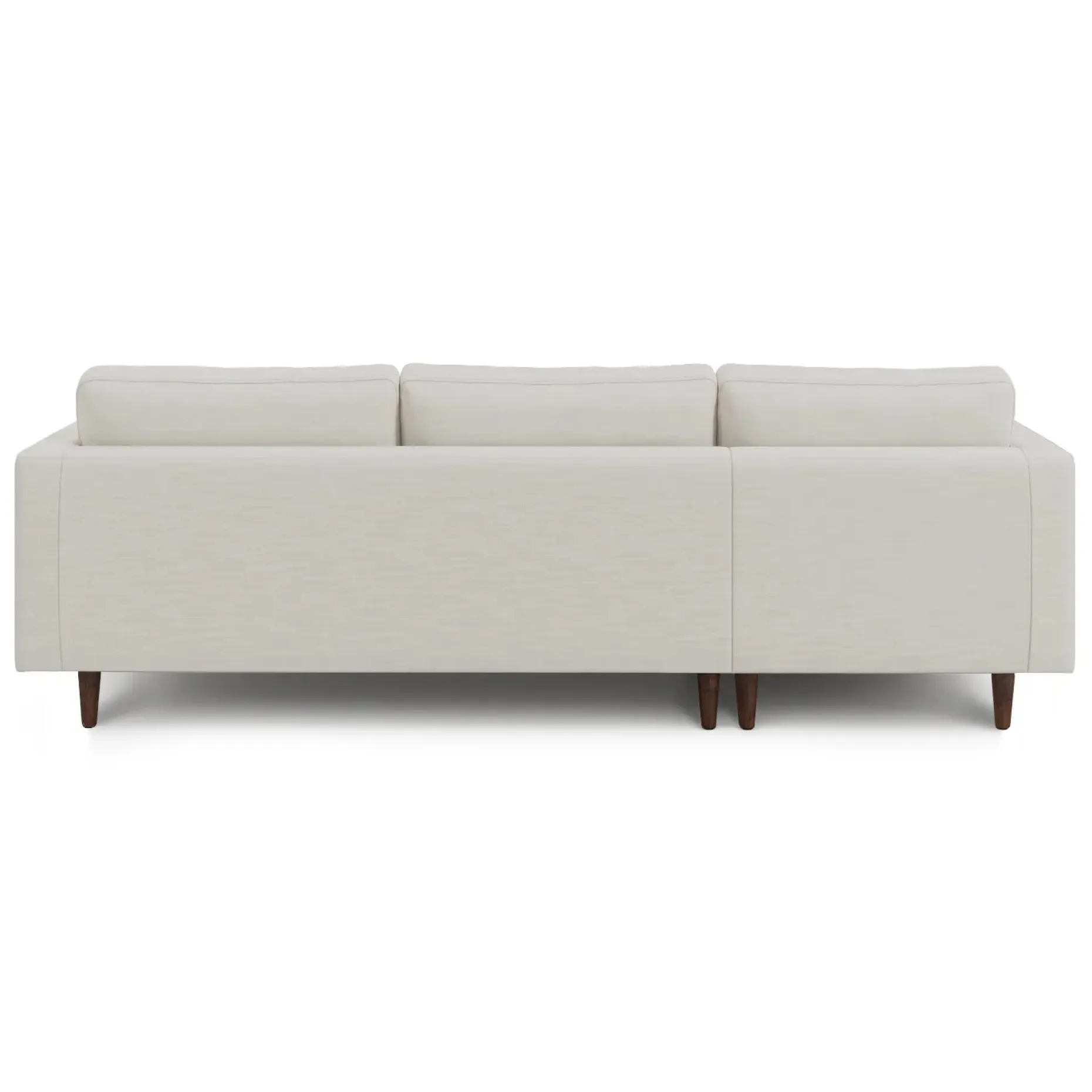 Sven 100" Tufted Left Sectional - Biscuit Cream