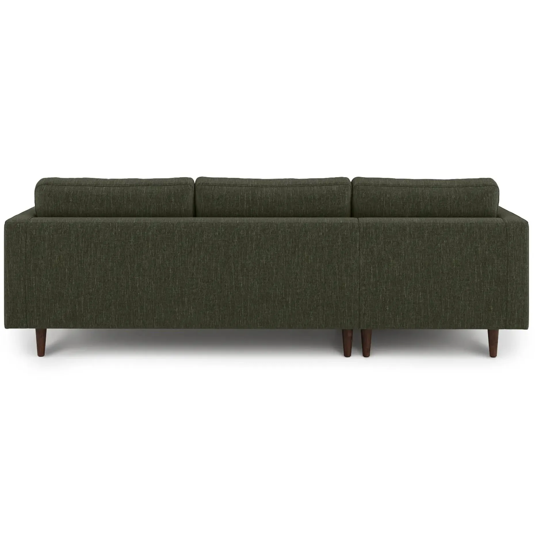 Sven 100" Tufted Left Sectional - Fir Green
