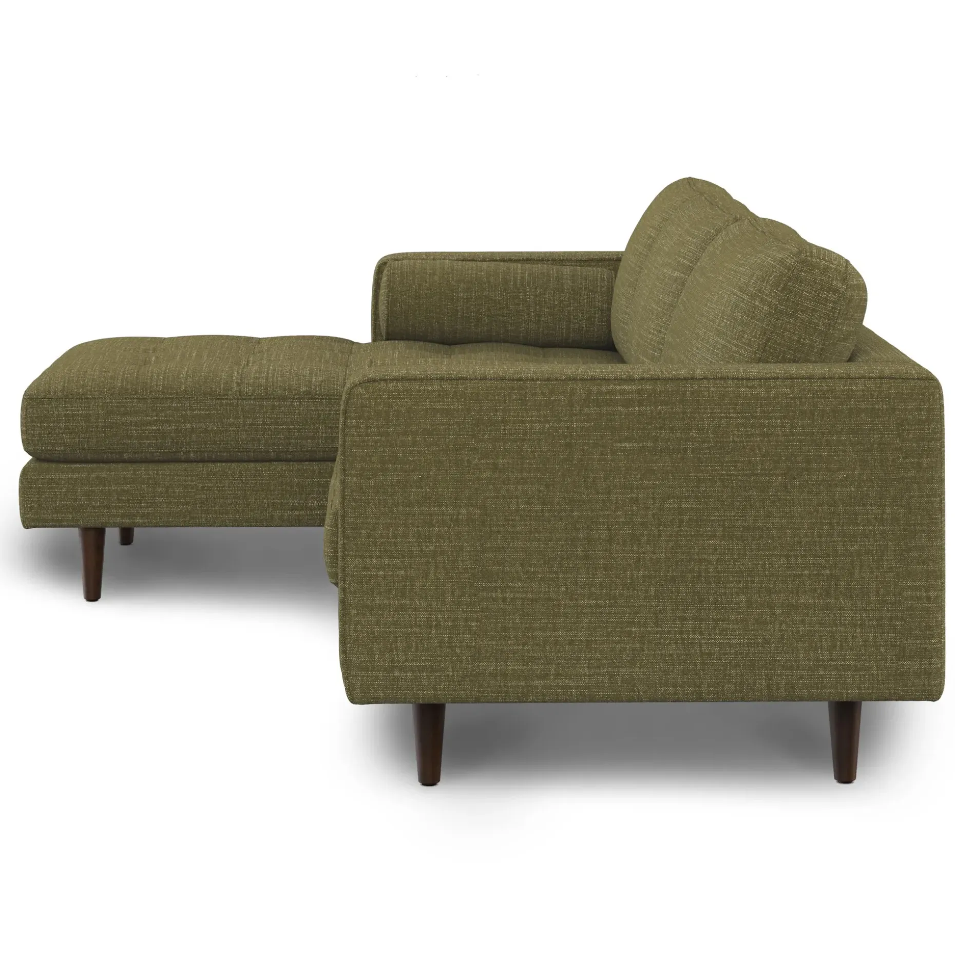 Sven 100" Tufted Left Sectional - Napa Moss