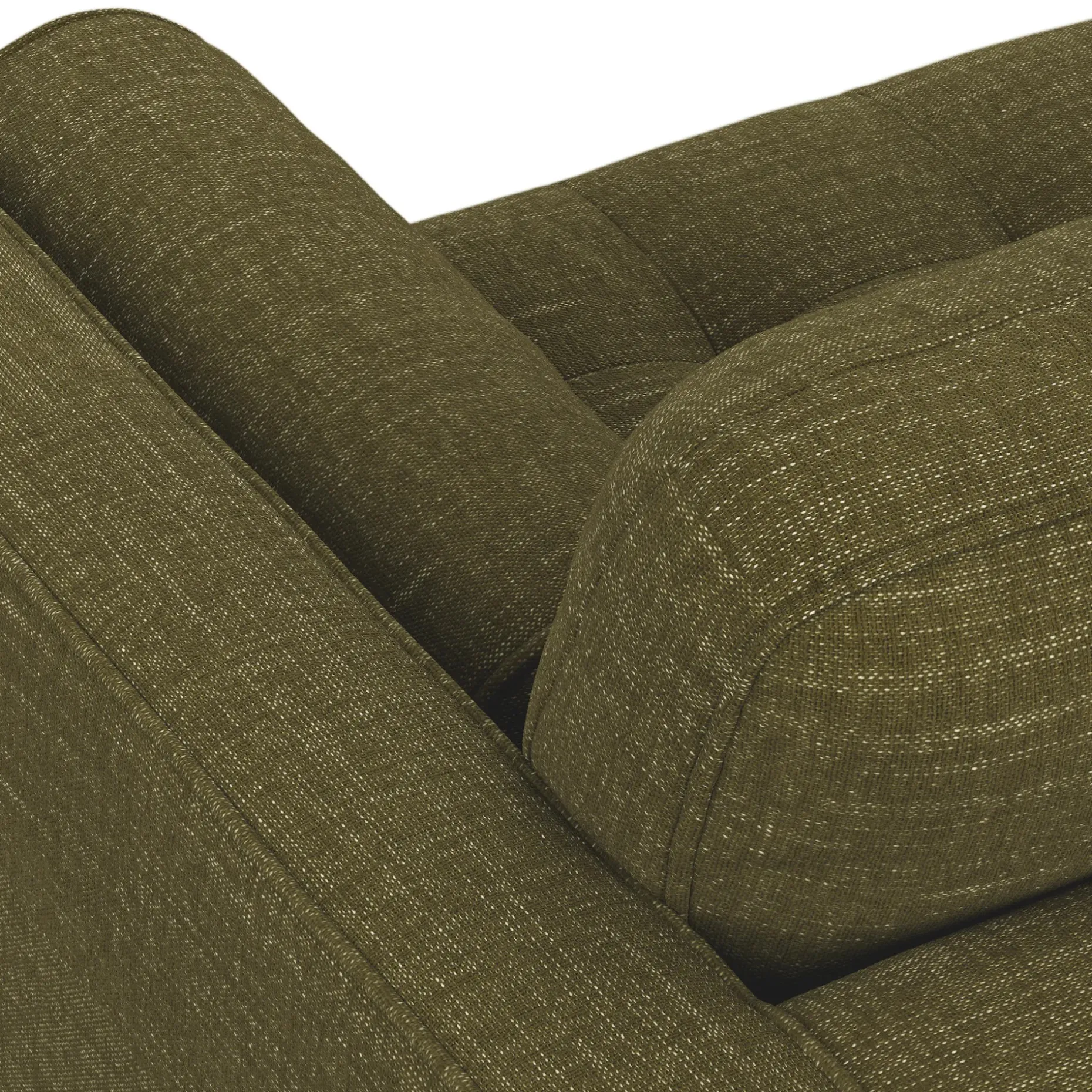 Sven 100" Tufted Left Sectional - Napa Moss