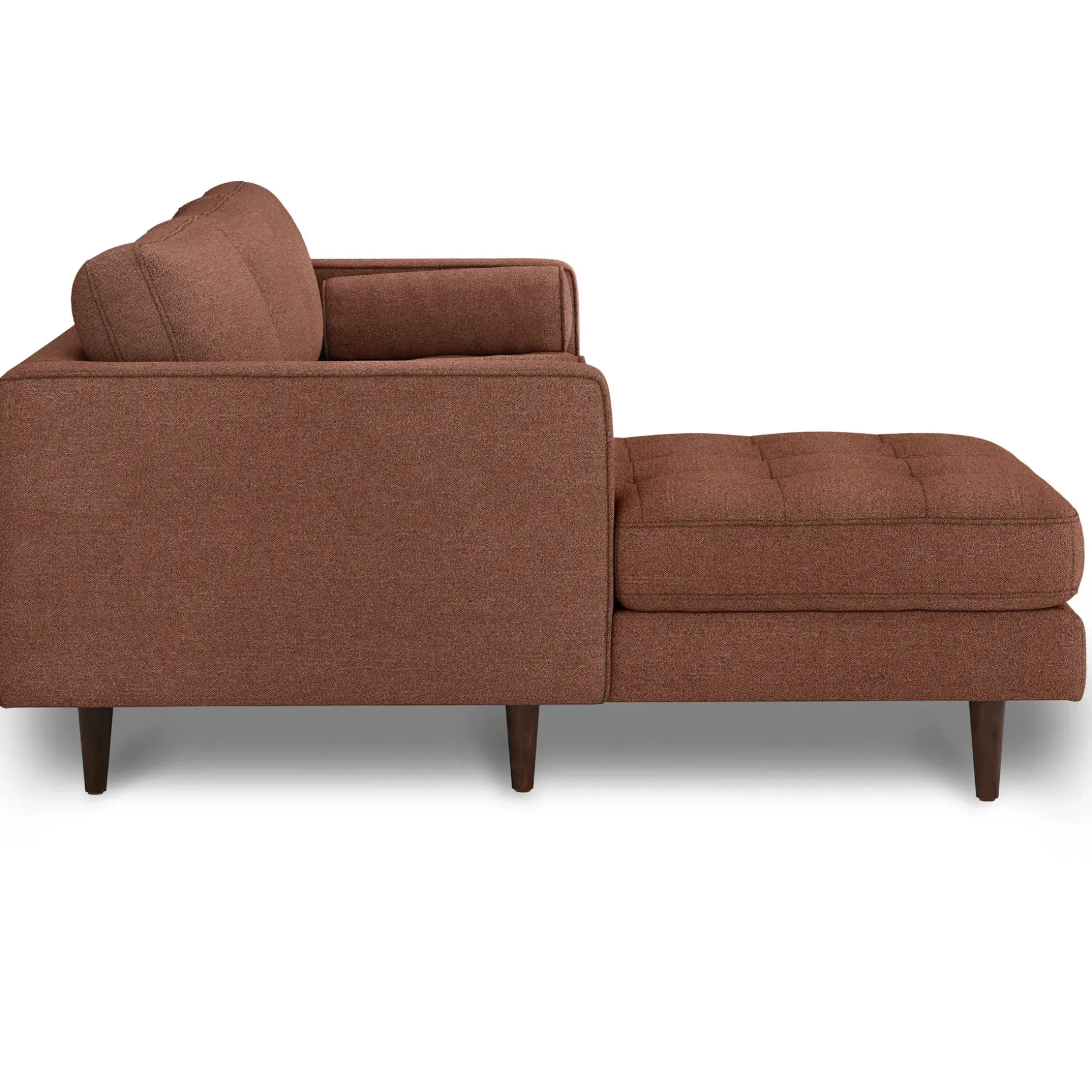 Sven 100" Tufted Left Sectional - Ratine Oxide