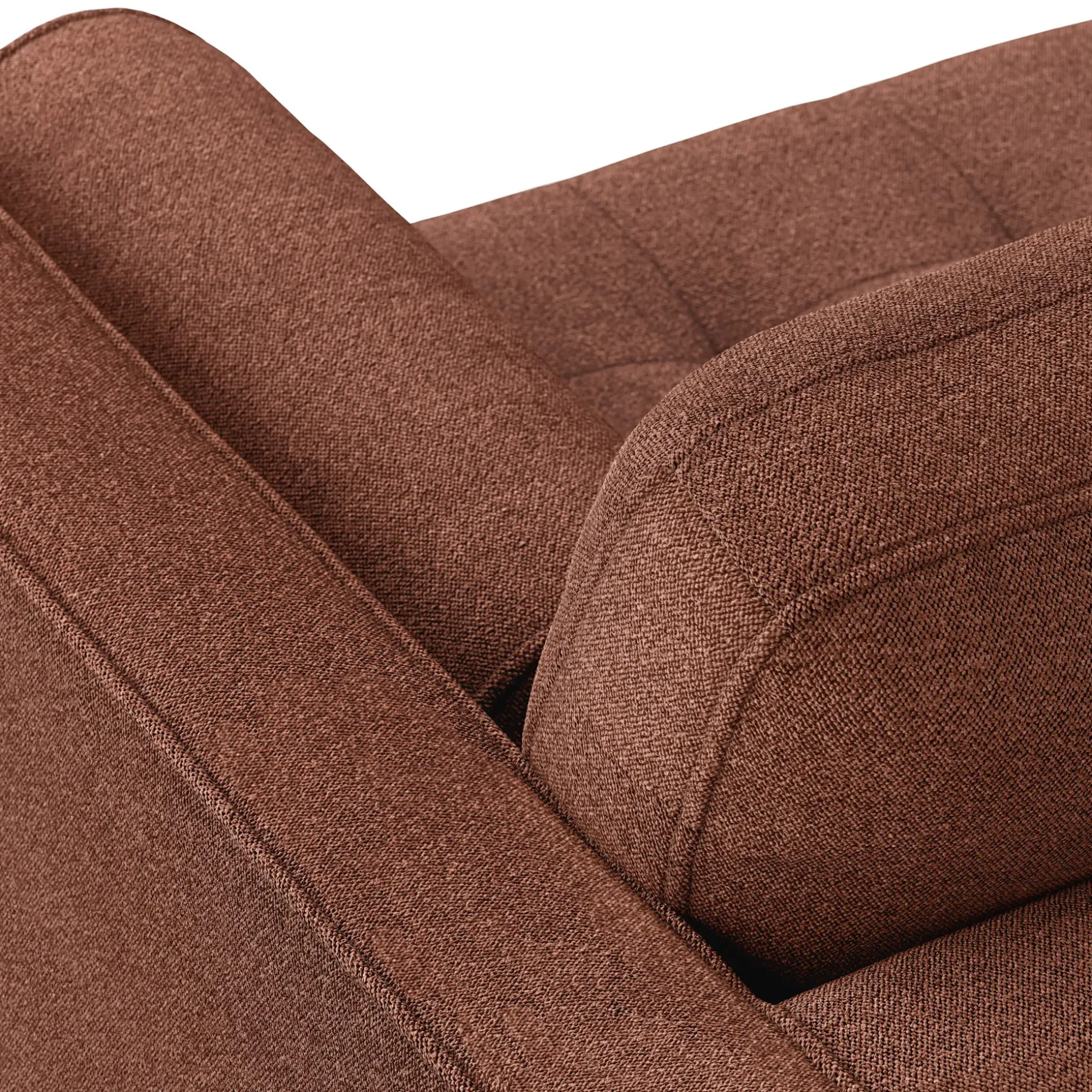 Sven 100" Tufted Left Sectional - Ratine Oxide