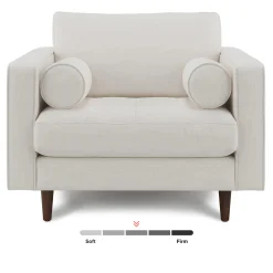 Sven 42" Tufted Lounge Chair - Biscuit Cream