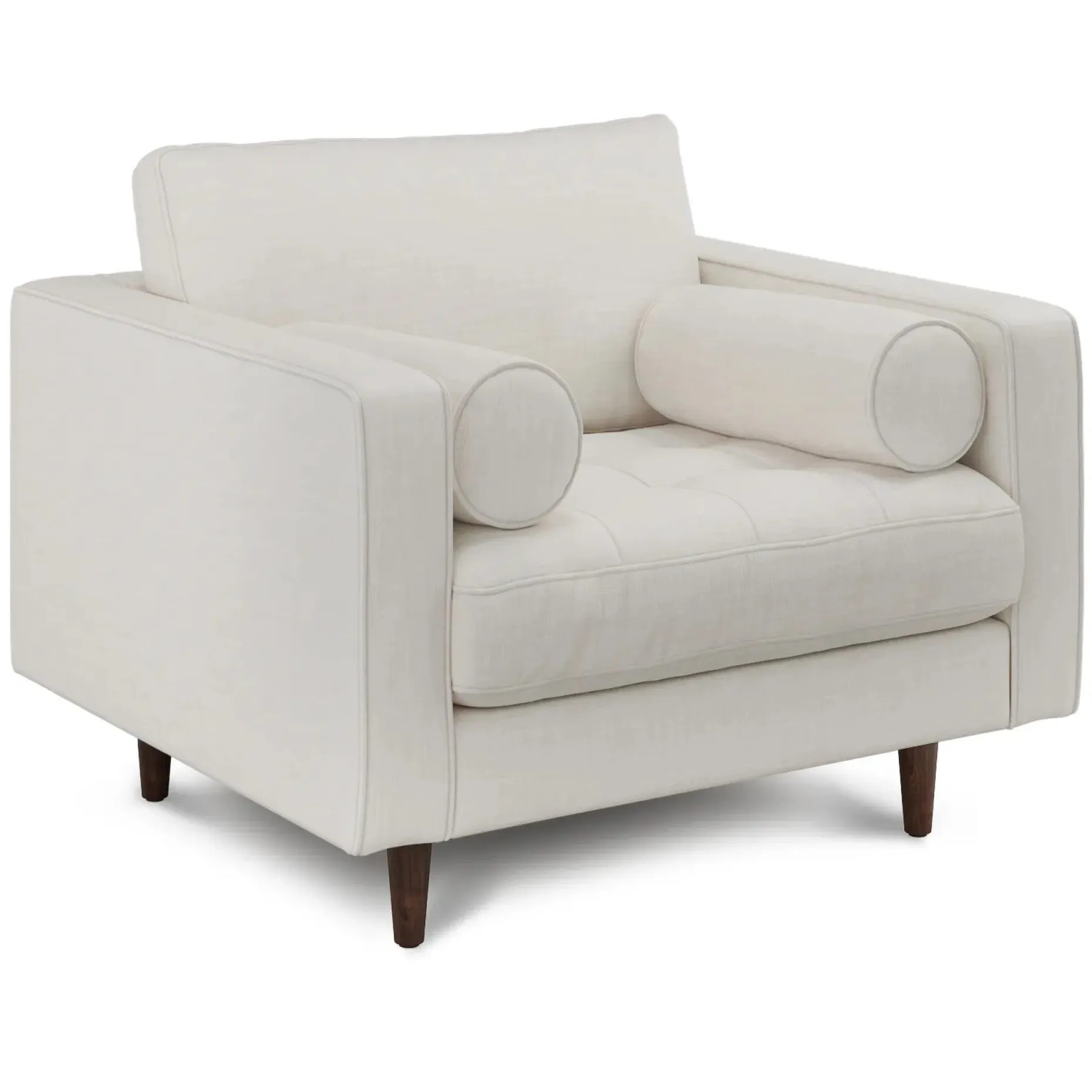 Sven 42" Tufted Lounge Chair - Biscuit Cream