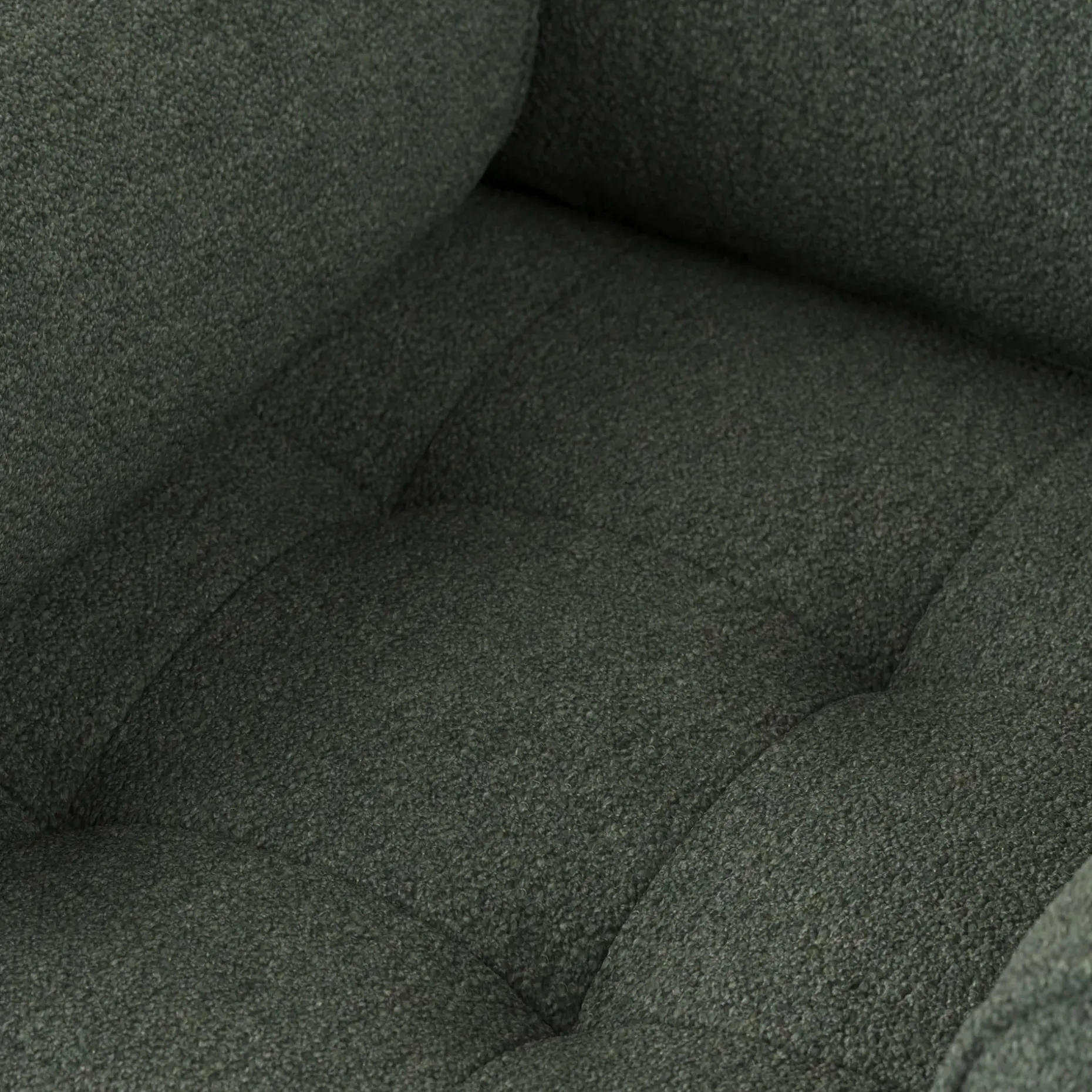 Sven 42" Tufted Lounge Chair - Green Wool Bouclé