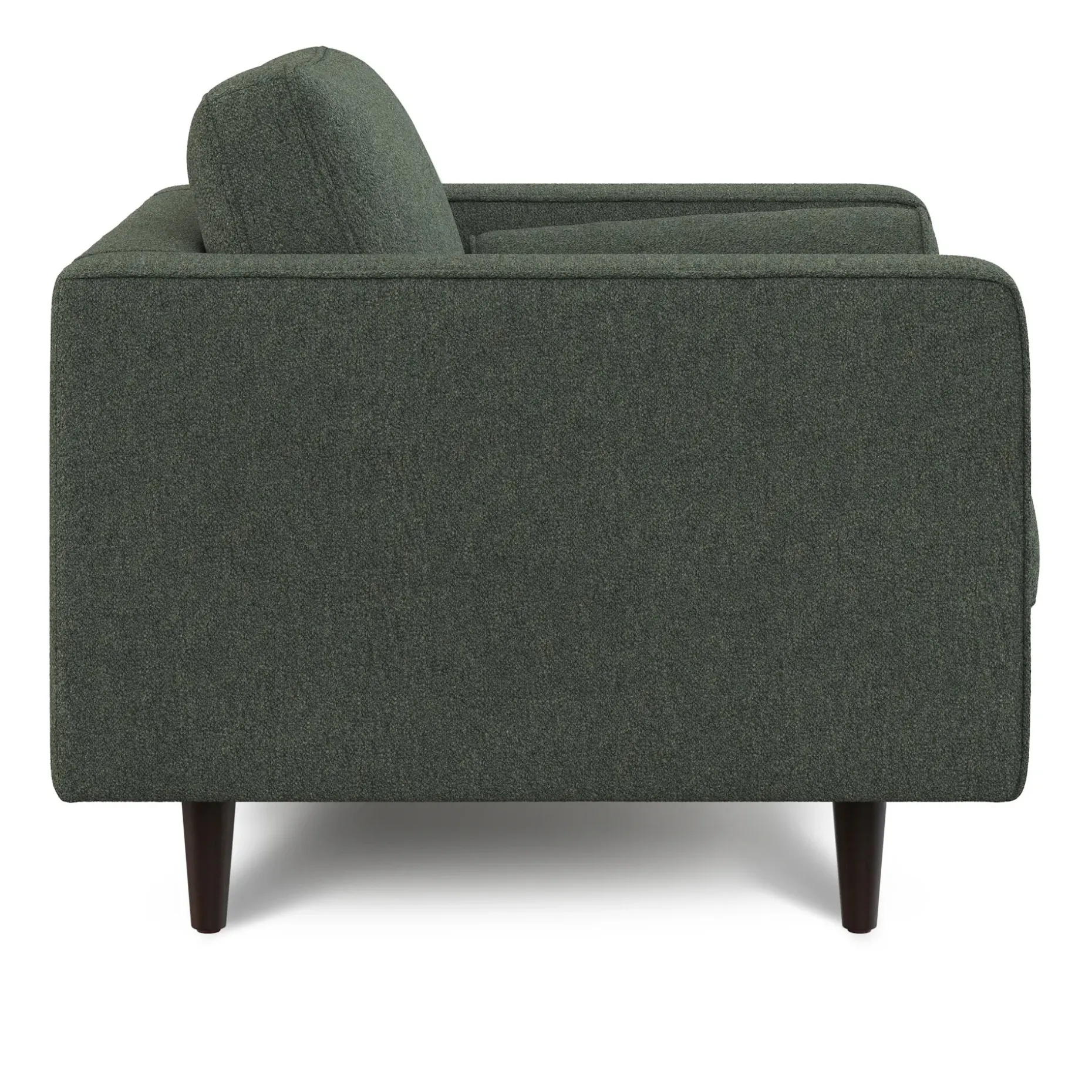 Sven 42" Tufted Lounge Chair - Green Wool Bouclé