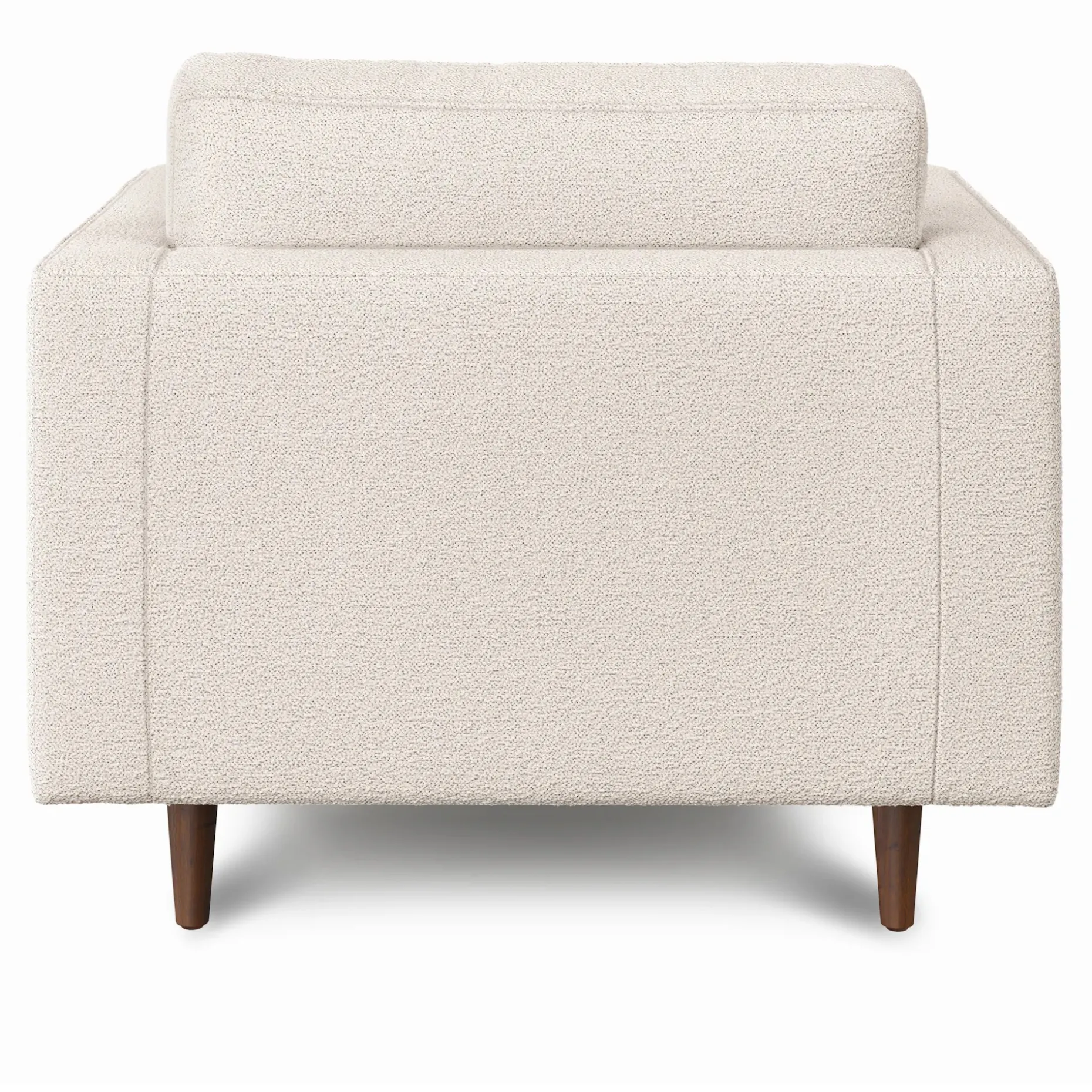 Sven 42" Tufted Lounge Chair - Ivory Wool Bouclé