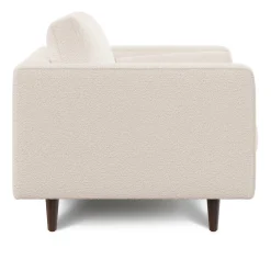 Sven 42" Tufted Lounge Chair - Ivory Wool Bouclé