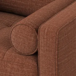Sven 42" Tufted Lounge Chair - Napa Rust