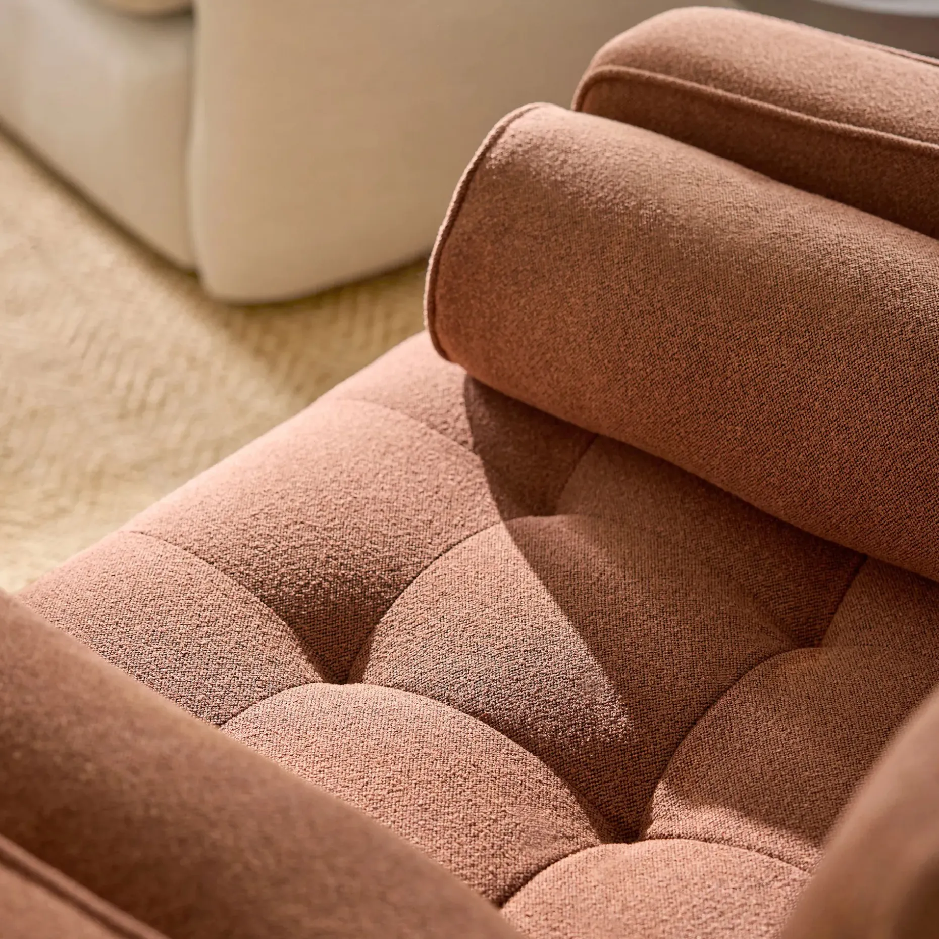 Sven 42" Tufted Lounge Chair - Ratine Oxide