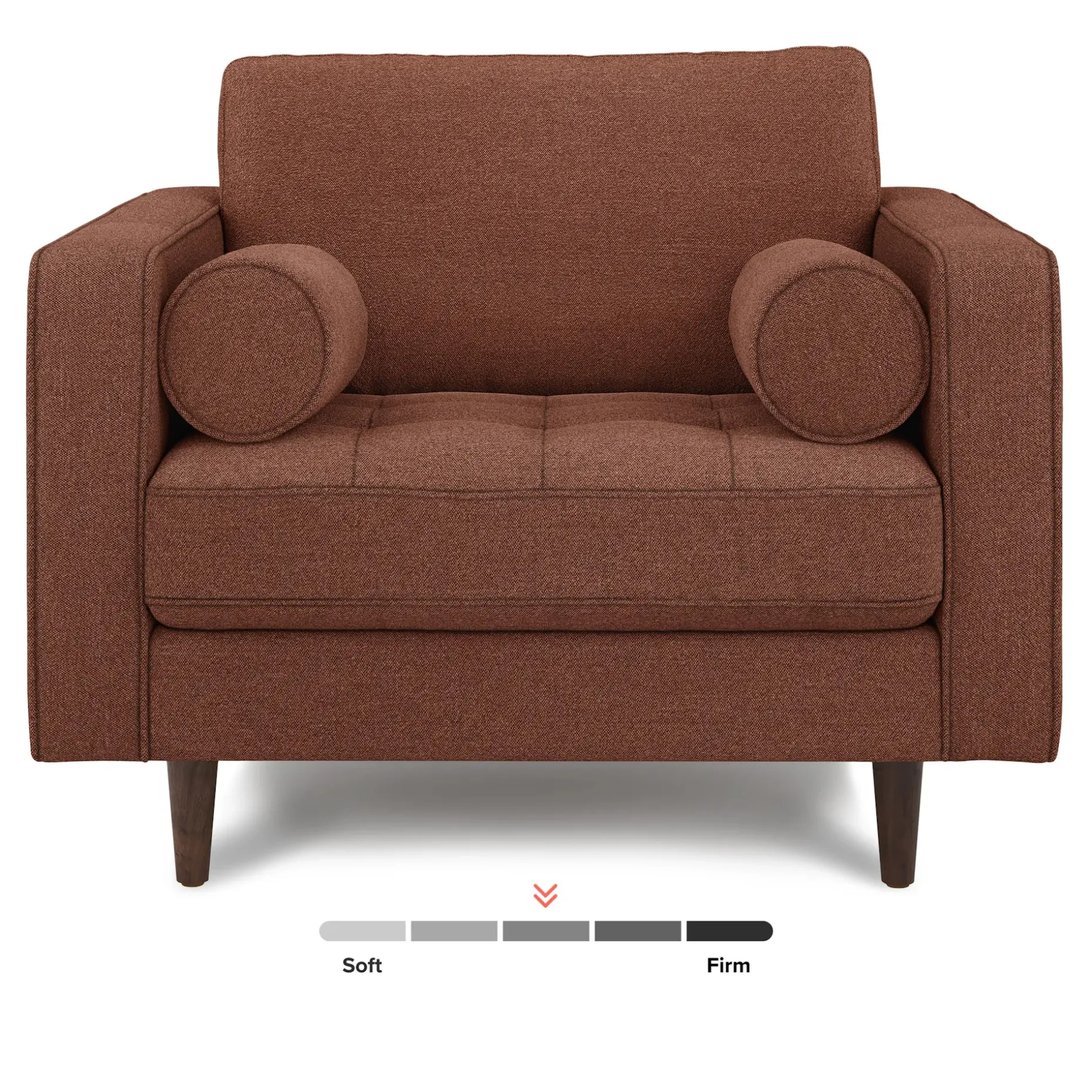 Sven 42" Tufted Lounge Chair - Ratine Oxide