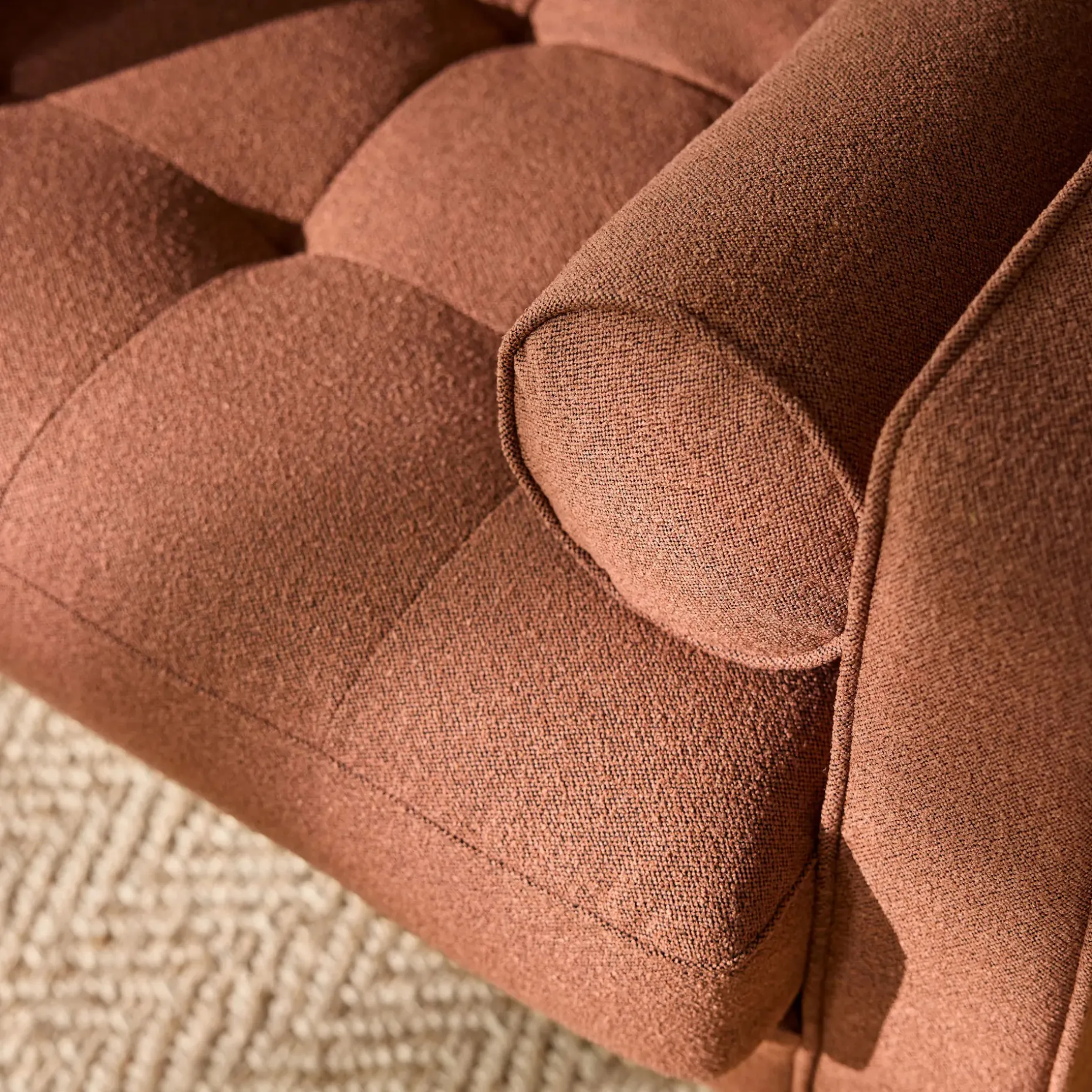 Sven 42" Tufted Lounge Chair - Ratine Oxide