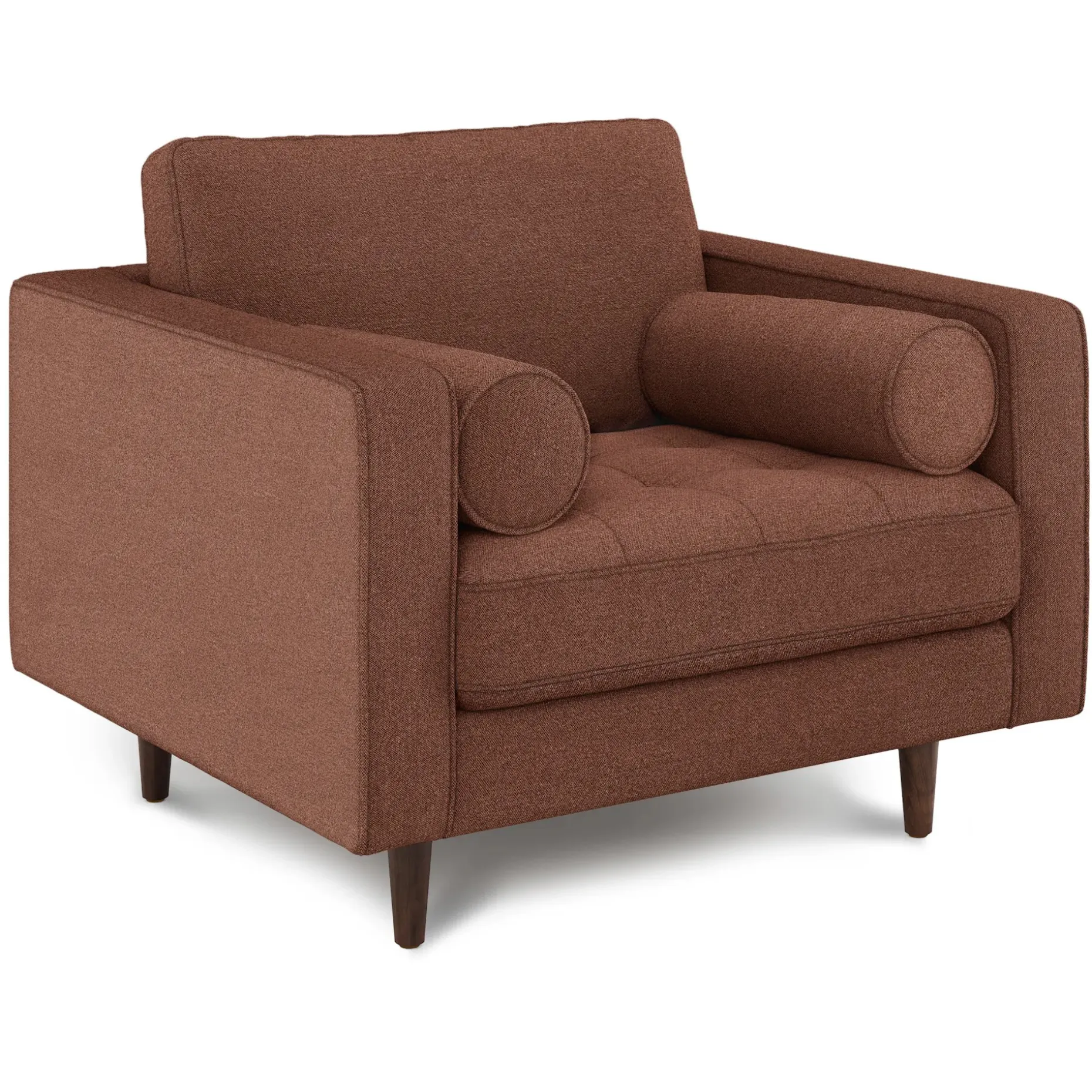 Sven 42" Tufted Lounge Chair - Ratine Oxide