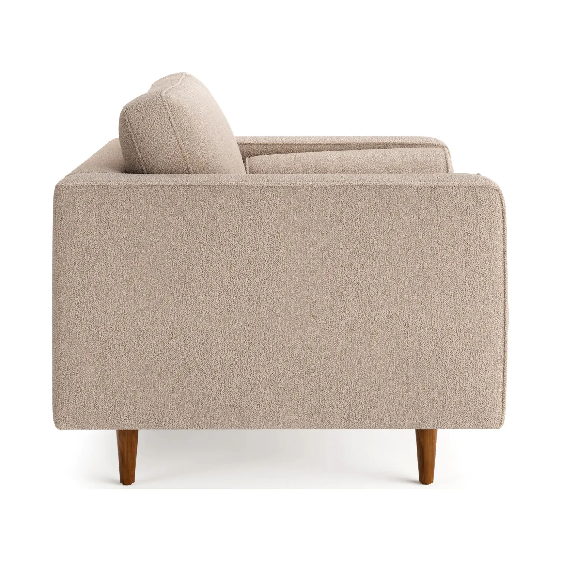 Sven 42" Tufted Lounge Chair - Sandstone Wool Bouclé