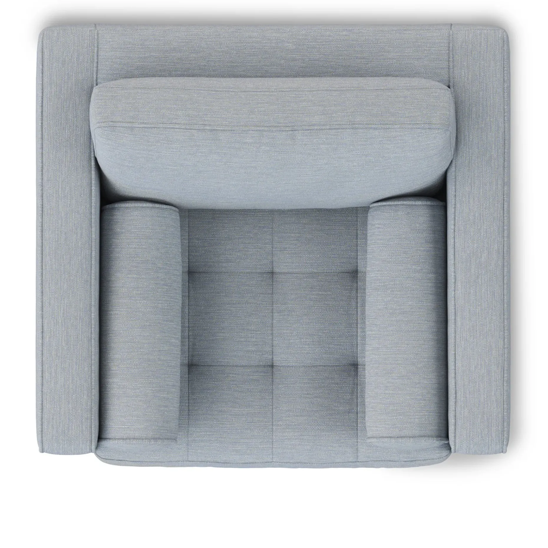 Sven 42" Tufted Lounge Chair - Silver Light Blue