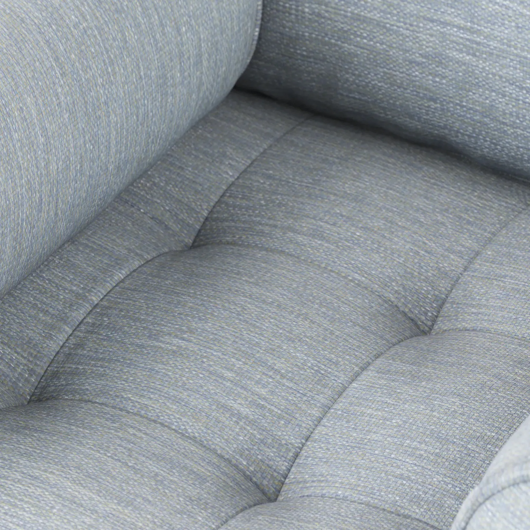 Sven 42" Tufted Lounge Chair - Silver Light Blue