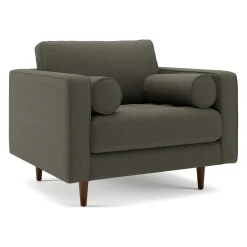 Sven 42" Tufted Lounge Chair - Silver Moss